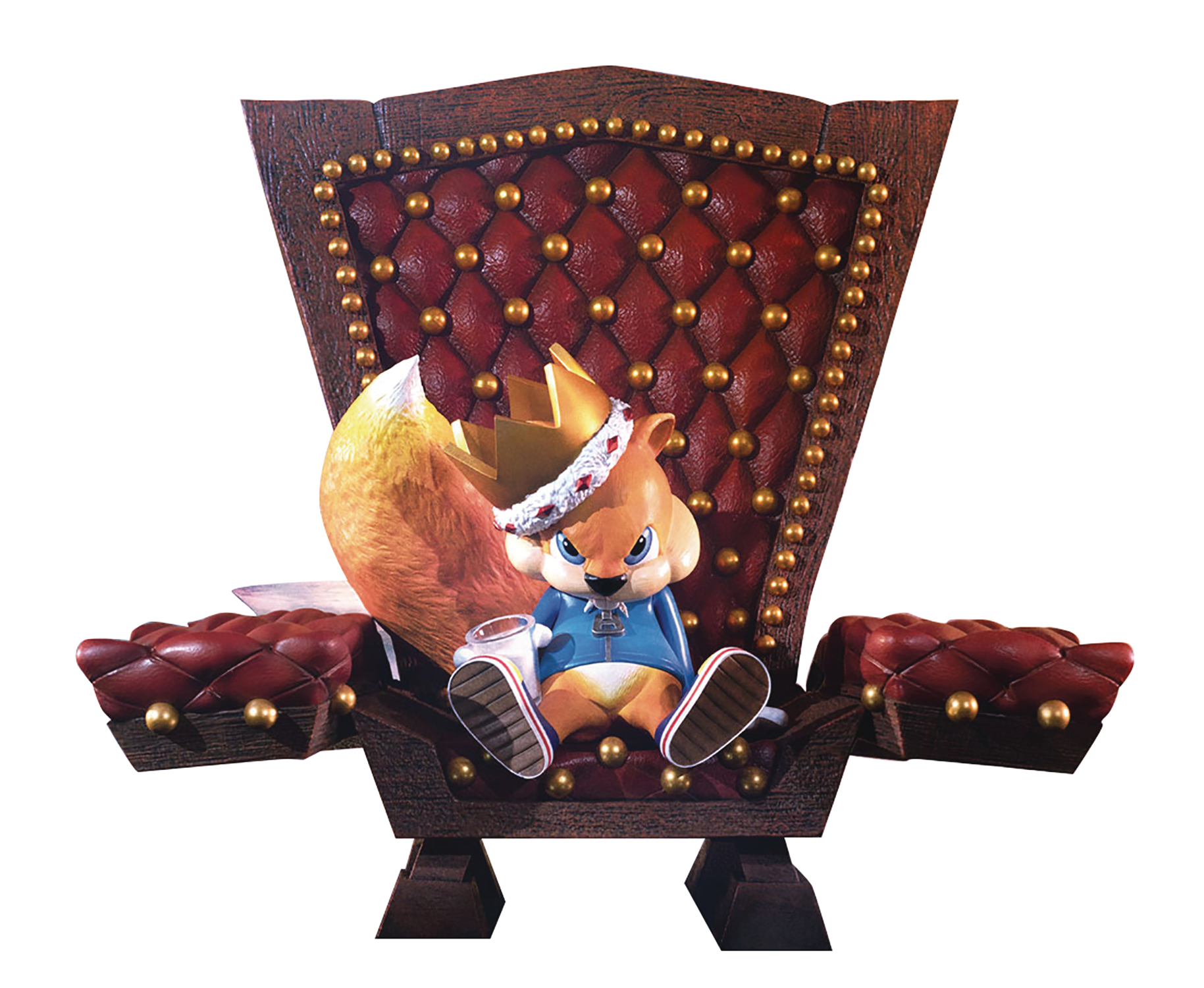 conker's bad fur day statue