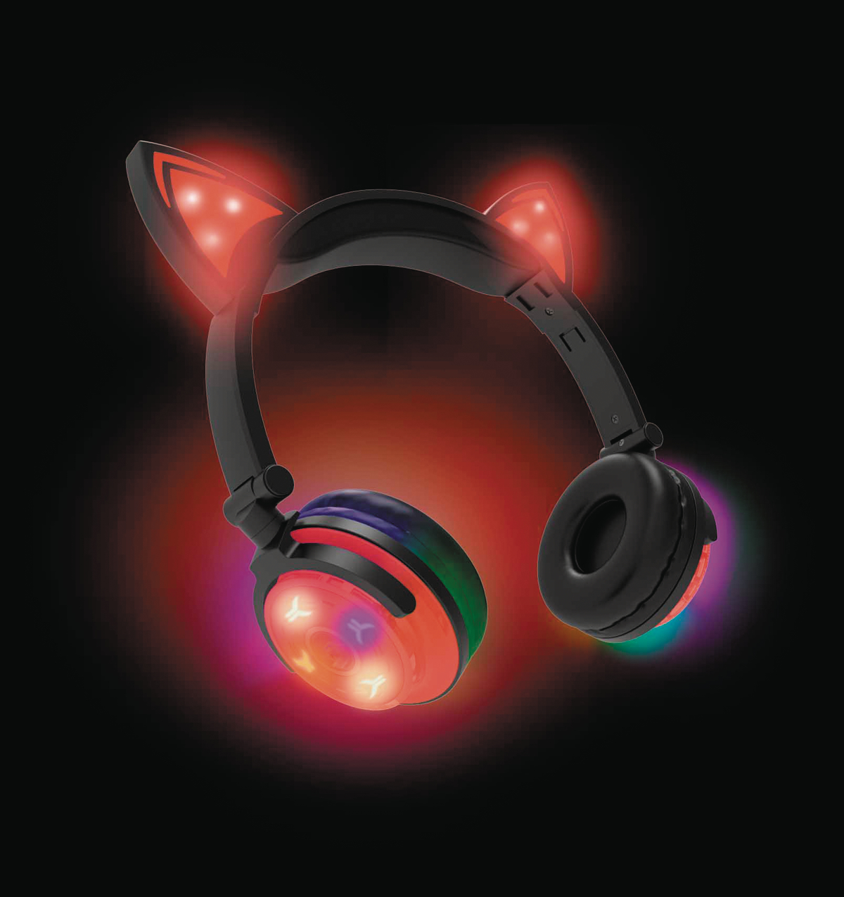 Opførsel Jeg accepterer det oversvømmelse MAR192952 - HYPE WIRELESS LED CAT EAR HEADPHONES RED - Previews World