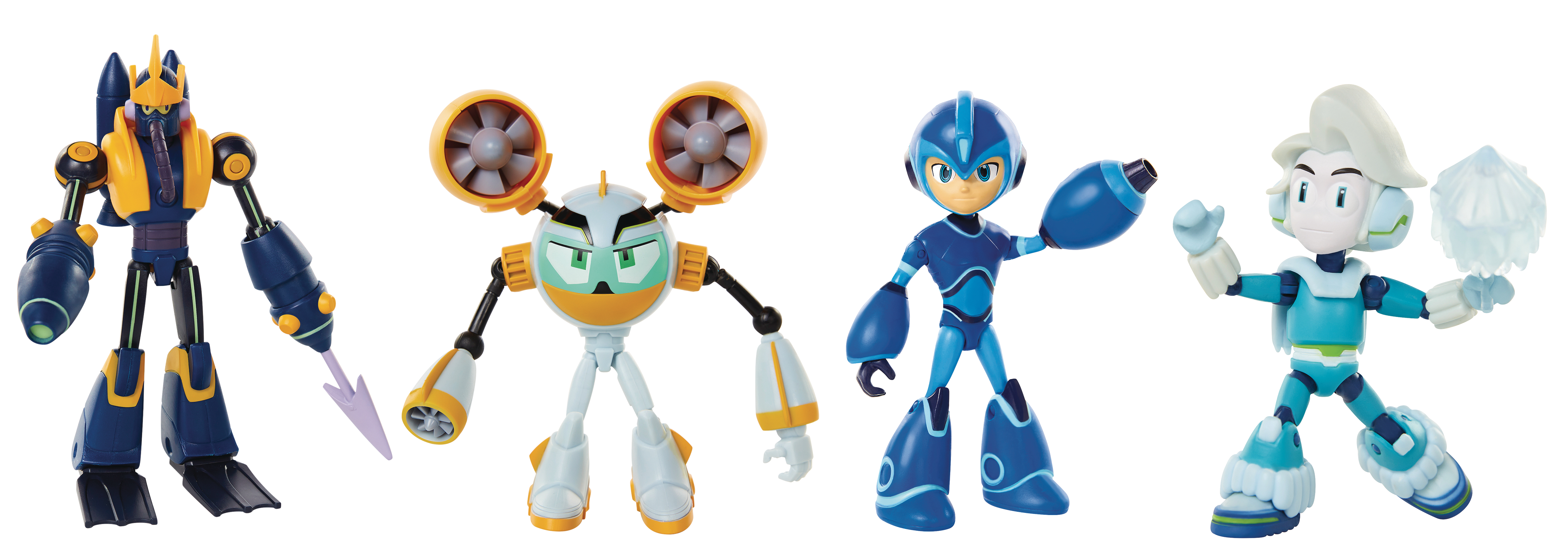 mega man fully charged action figures