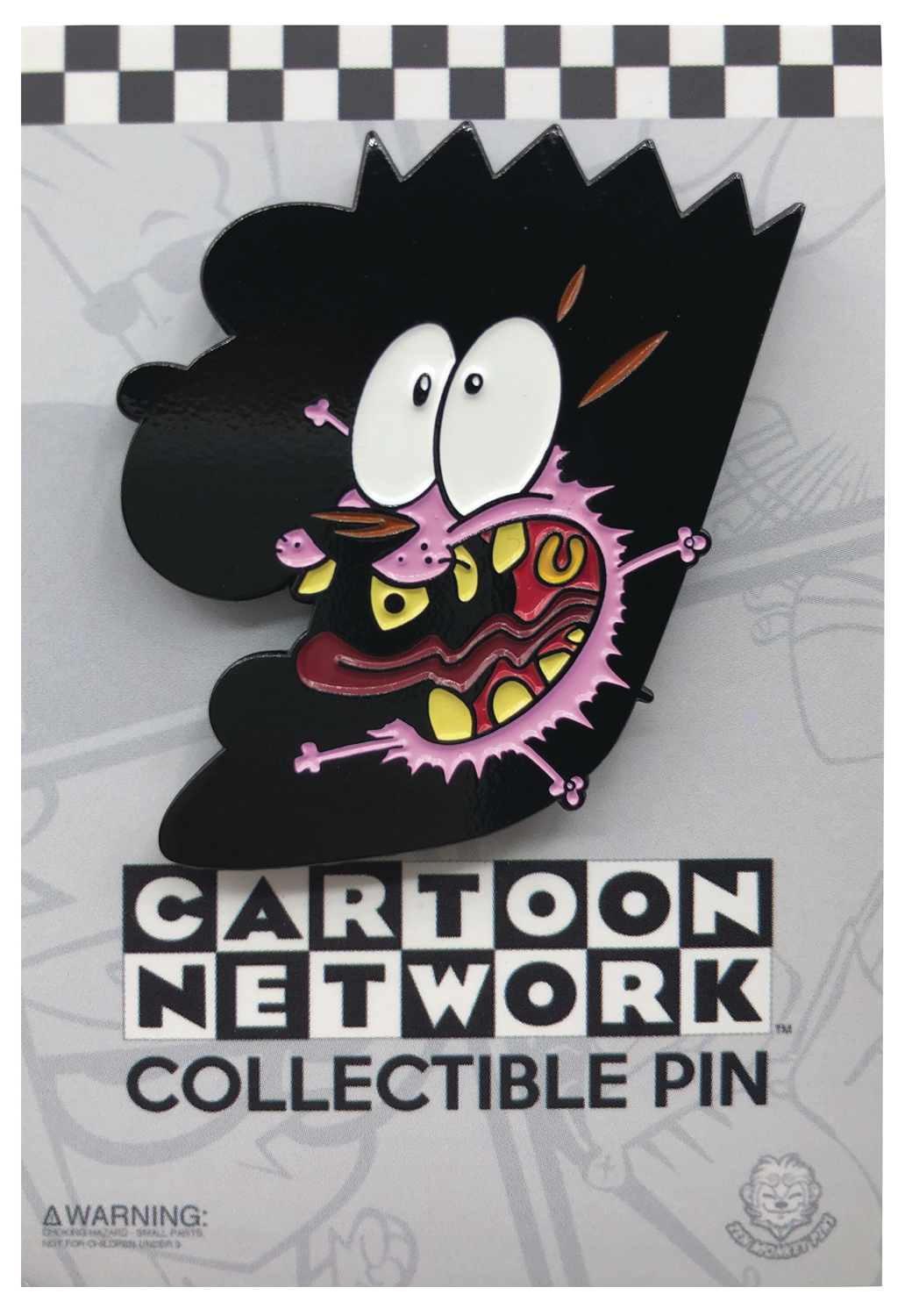 DEC188428 - CARTOON NETWORK COURAGE THE COWARDLY DOG PIN - Previews World