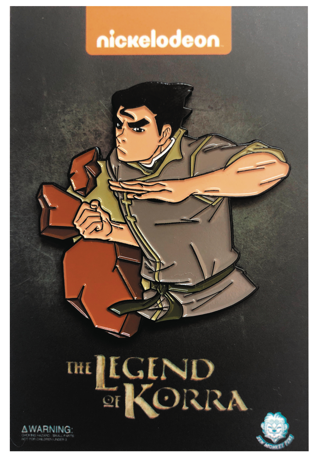MAR192978 - LEGEND OF KORRA EARTHBENDING BOLIN PIN - Previews World