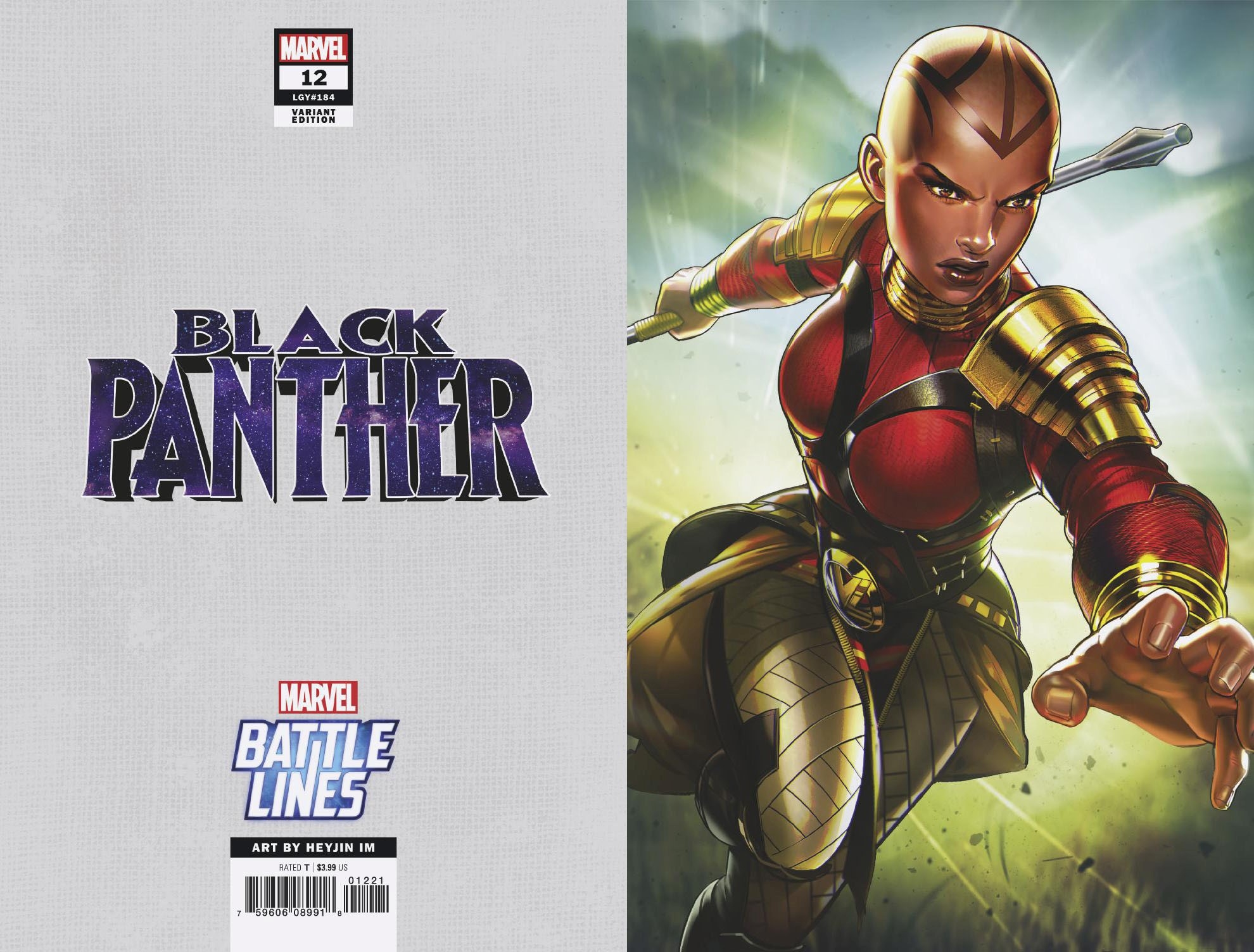 BLACK PANTHER #12 HEYJIN IM MARVEL BATTLE LINES VAR