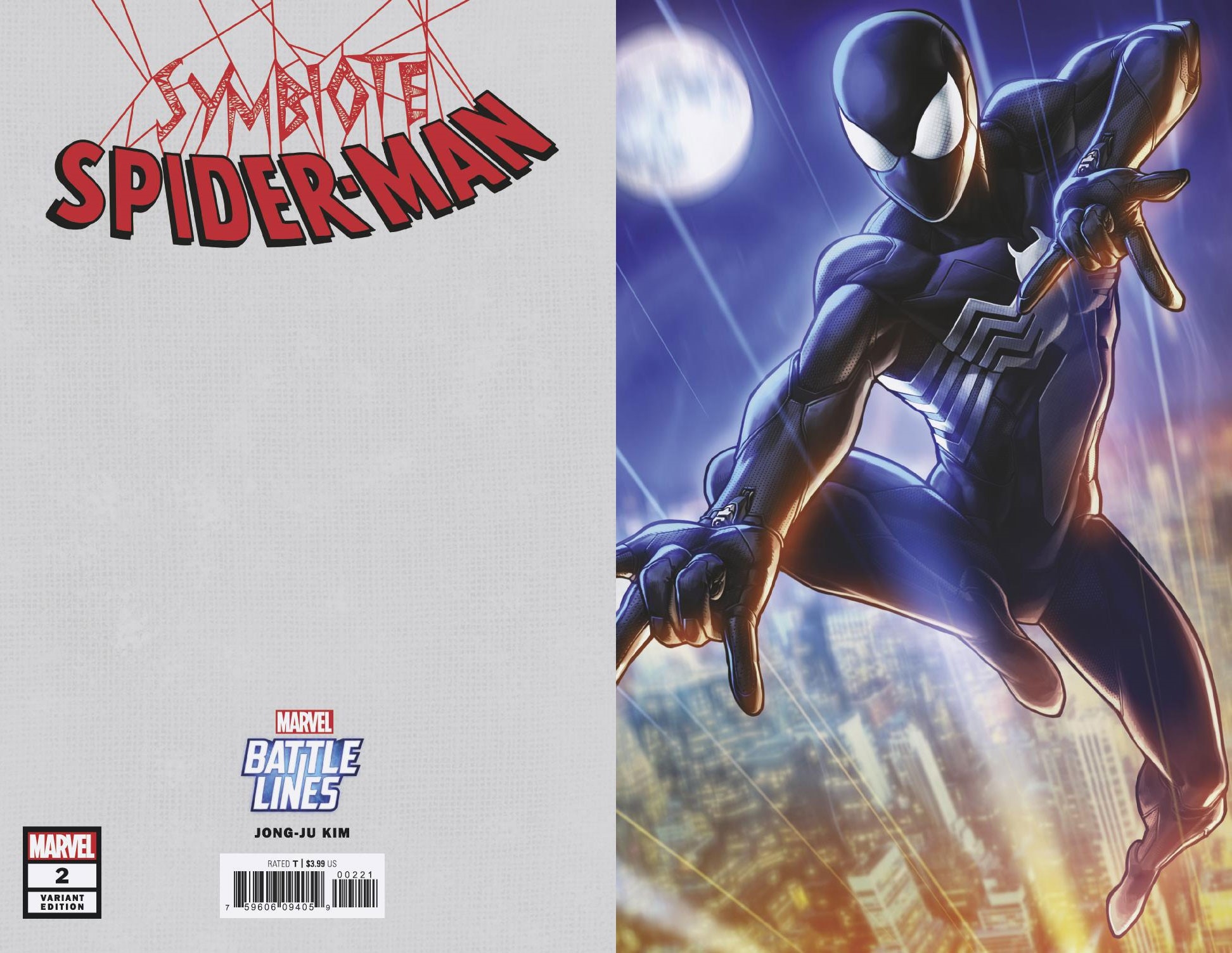 SYMBIOTE SPIDER-MAN #2 (OF 5) JONGJU KIM MARVEL BATTLE LINES