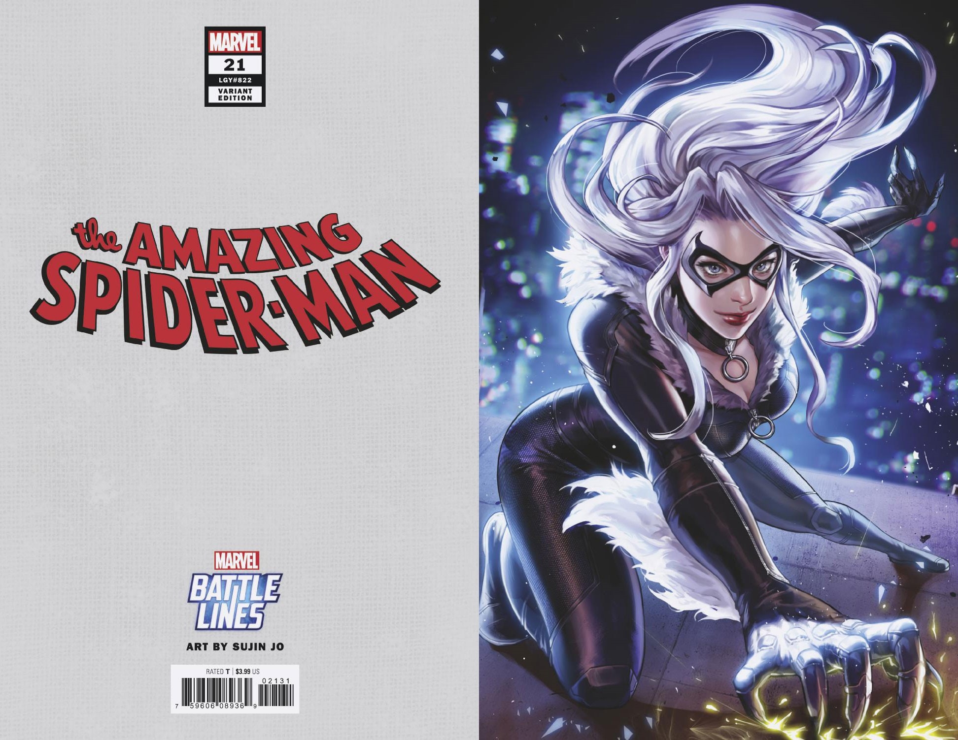 AMAZING SPIDER-MAN #21 SUJIN JO MARVEL BATTLE LINES VAR