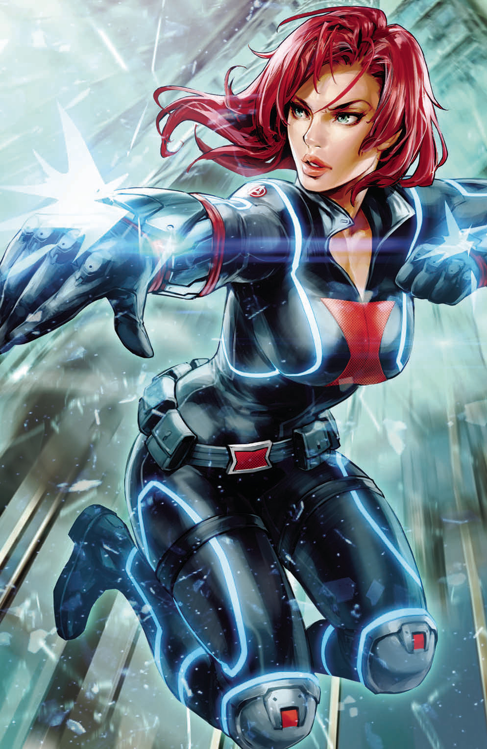 BLACK WIDOW #5 K LEE MARVEL BATTLE LINES VAR