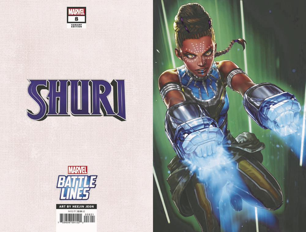 SHURI #8 HEEJIN JEON MARVEL BATTLE LINES VAR