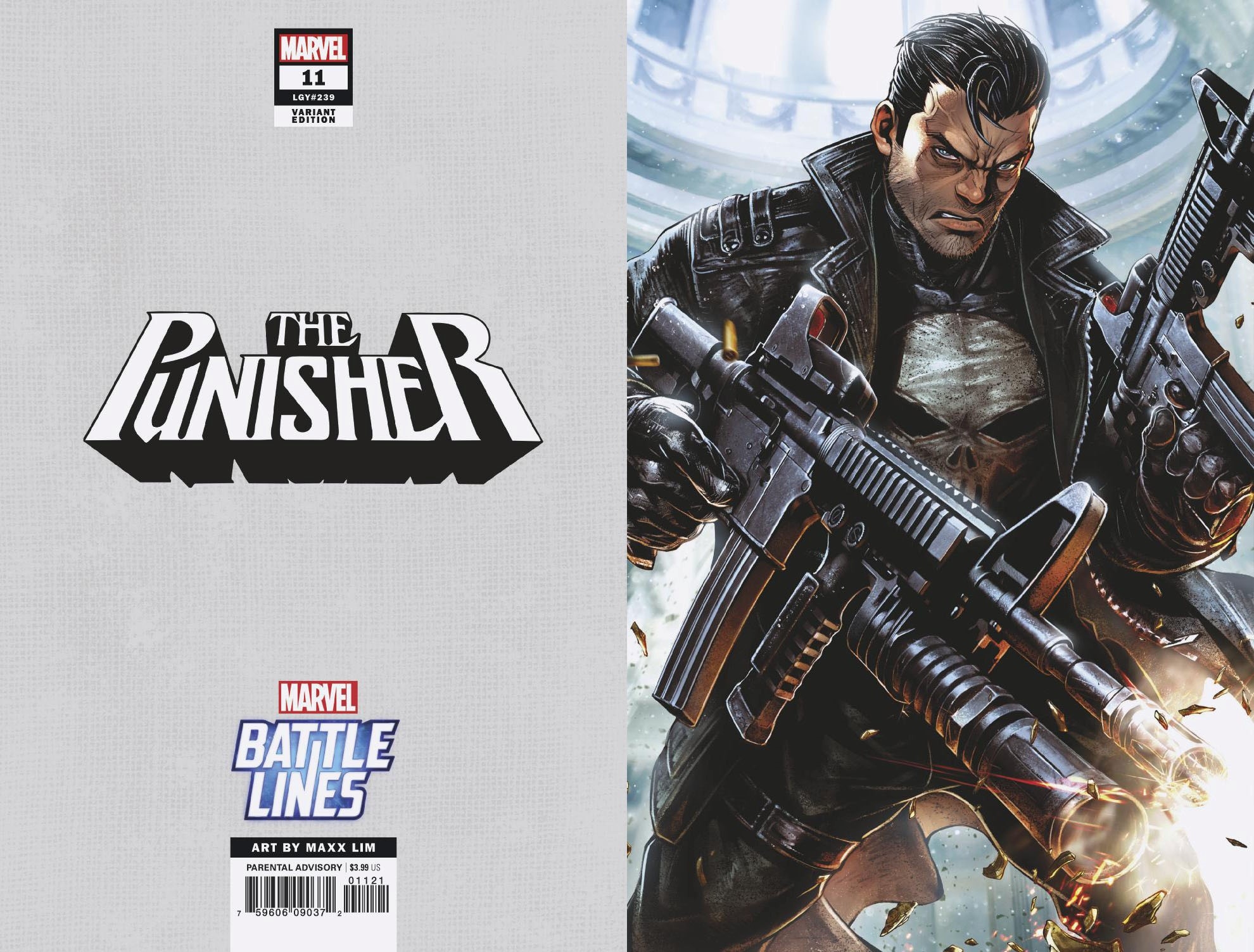 PUNISHER #11 MAXX LIM MARVEL BATTLE LINES VAR