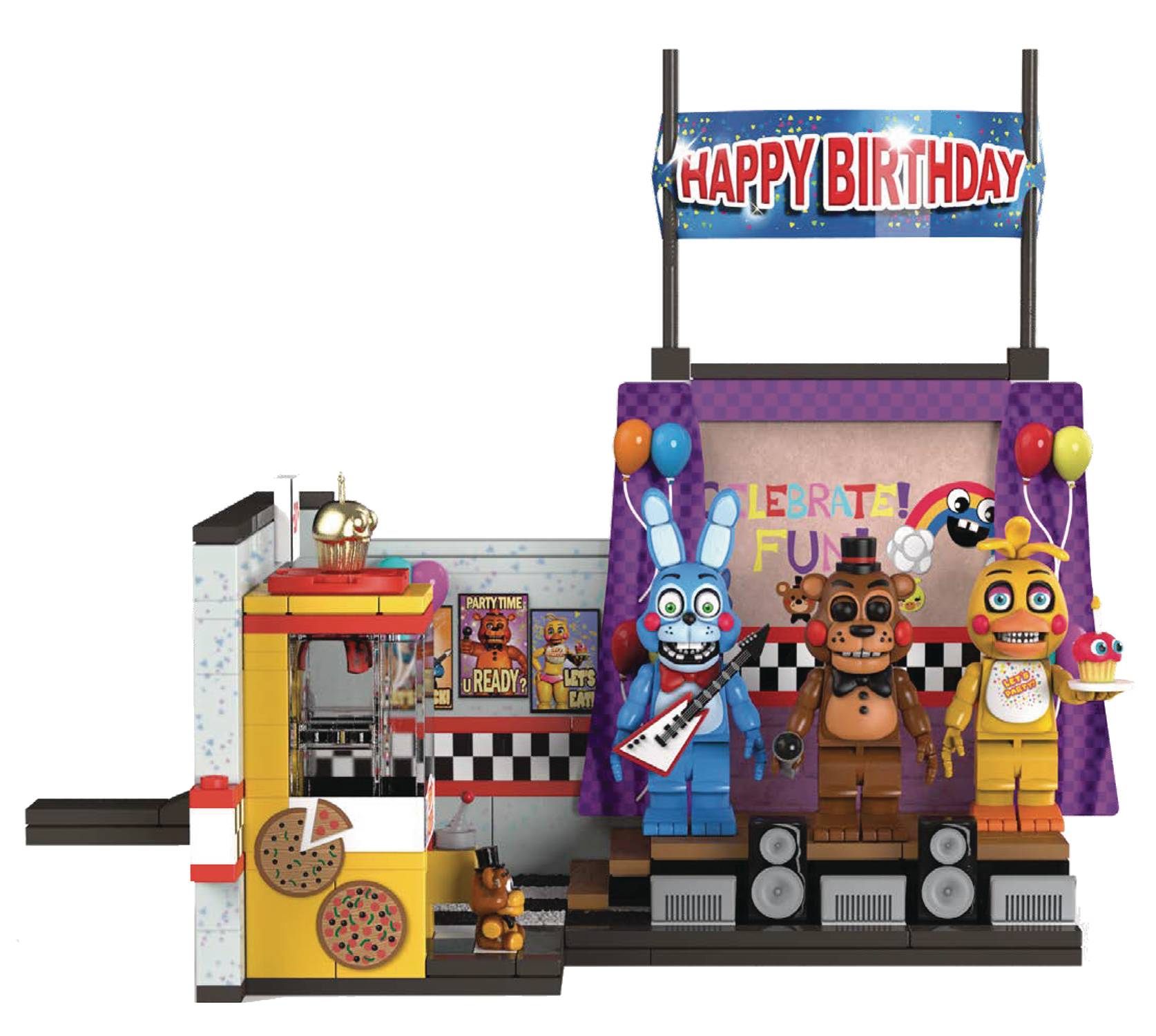 Michellecmm 6PCS A Set Fnaf Five nights at freddy's #39;s 10cm