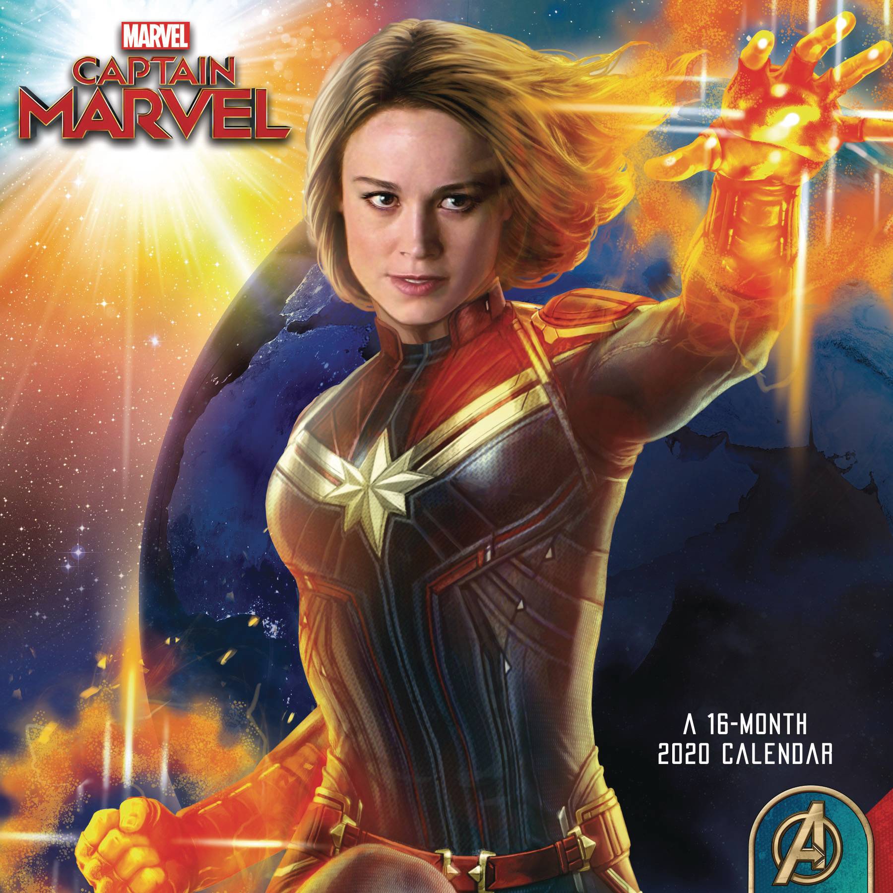 APR192407 CAPTAIN MARVEL 2020 WALL CALENDAR Previews World