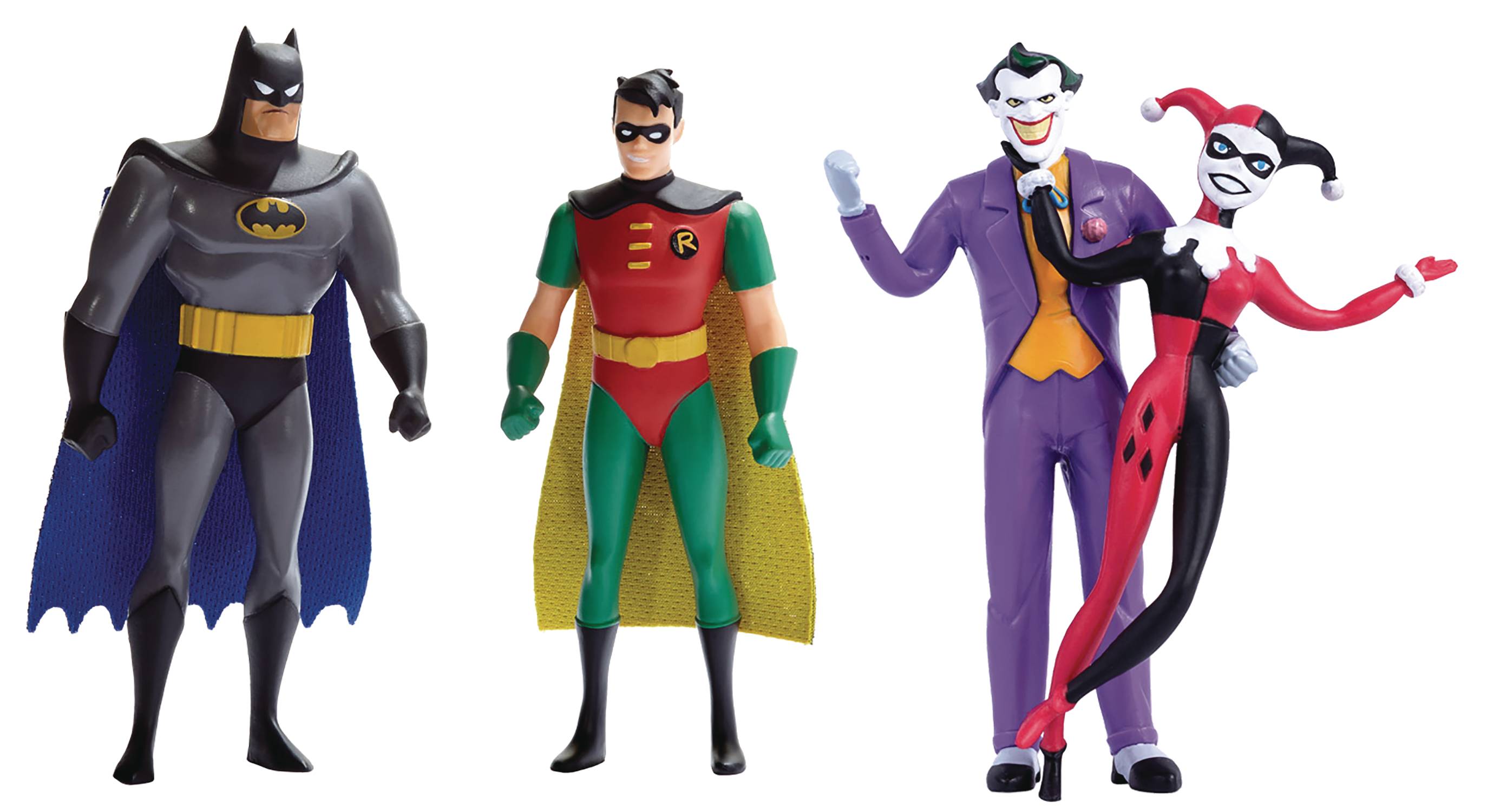 FEB198133 - BATMAN ANIMATED SERIES 12PC BENDABLE FIGURE 2PK ASST - Previews  World