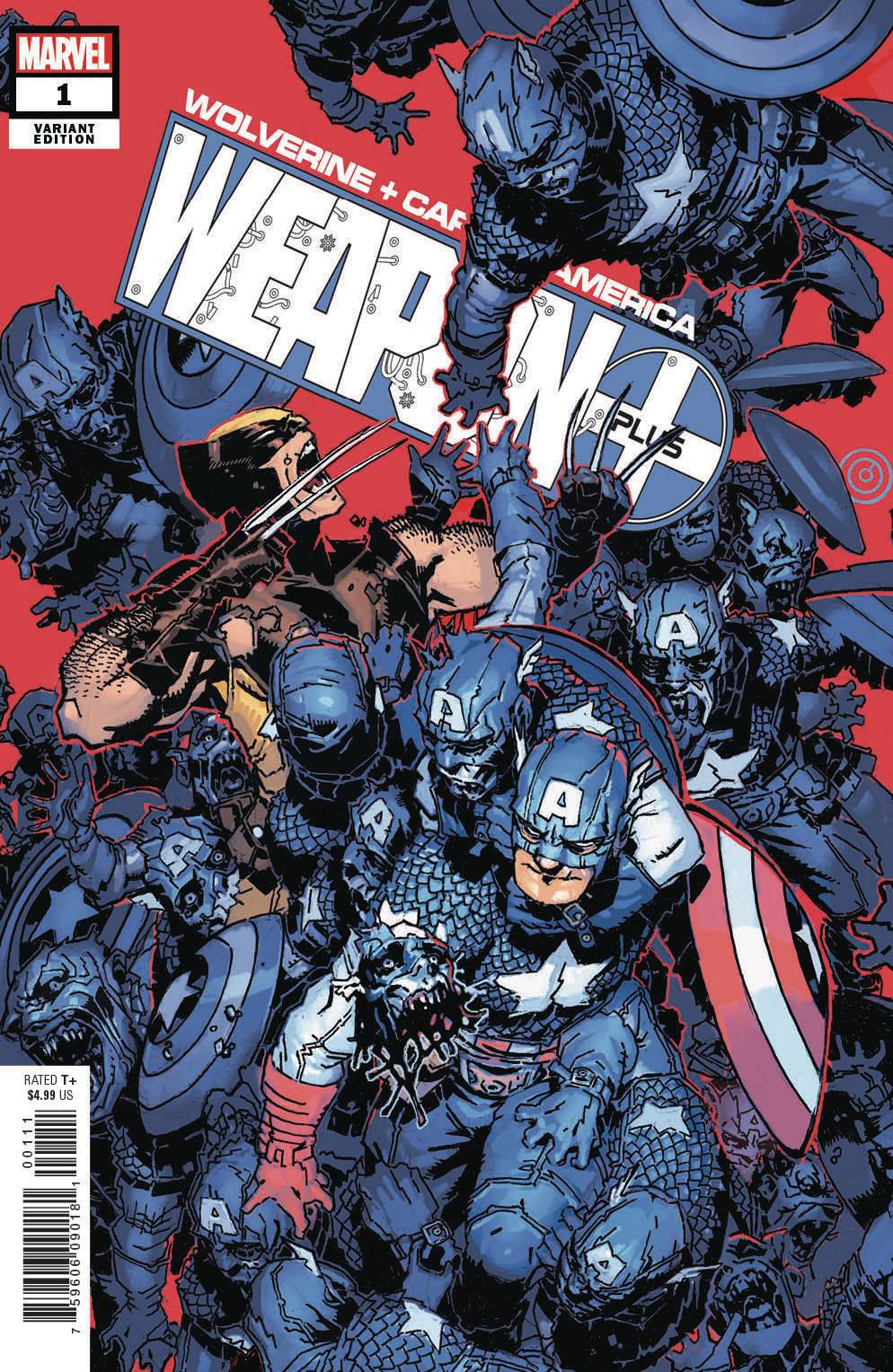 WOLVERINE AND CAPTAIN AMERICA WEAPON PLUS #1 BACHALO VAR