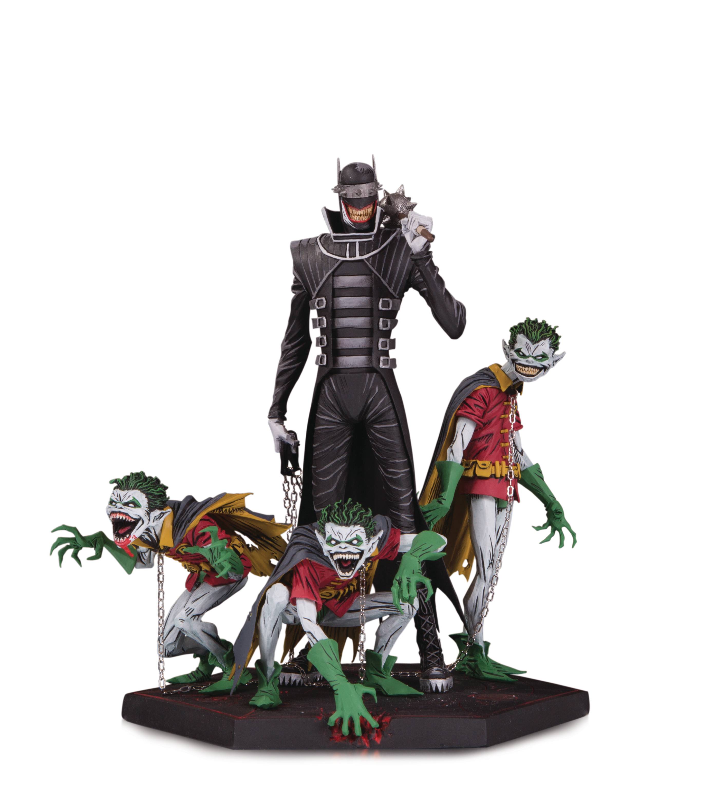 dark knight metal batman statue