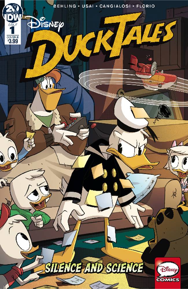 Ducktales #1 RI 1:10 Creative Team Variant IDW 2019 Silence and Science See Pics 