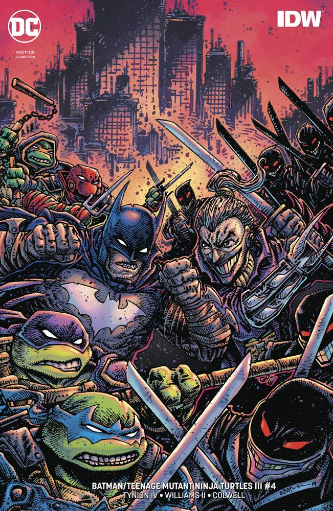 JUN190484 - BATMAN TEENAGE MUTANT NINJA TURTLES III #4 (OF 6) VAR ED -  Previews World