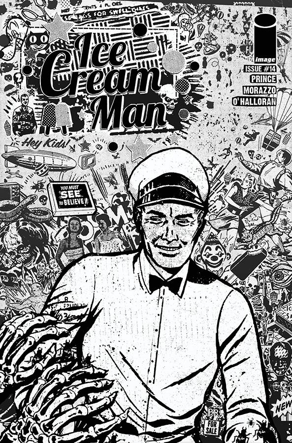 ICE CREAM MAN #14 CVR B B&W RENTLER (MR)
