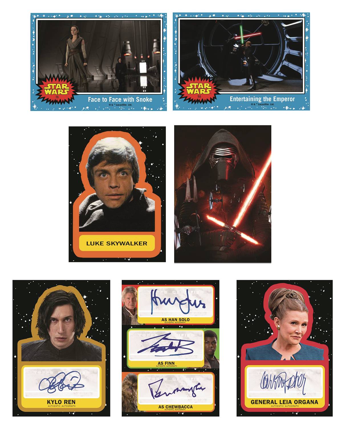 Tops Star Wars Trading Cards Journey To The Rise Of SkyWalker 