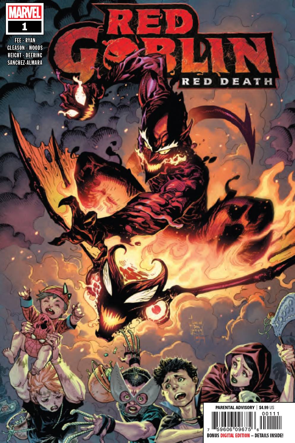 RED GOBLIN RED DEATH 1 RYAN BROWN 1:50 INCENTIVE VARIANT HOT NEW SERIES