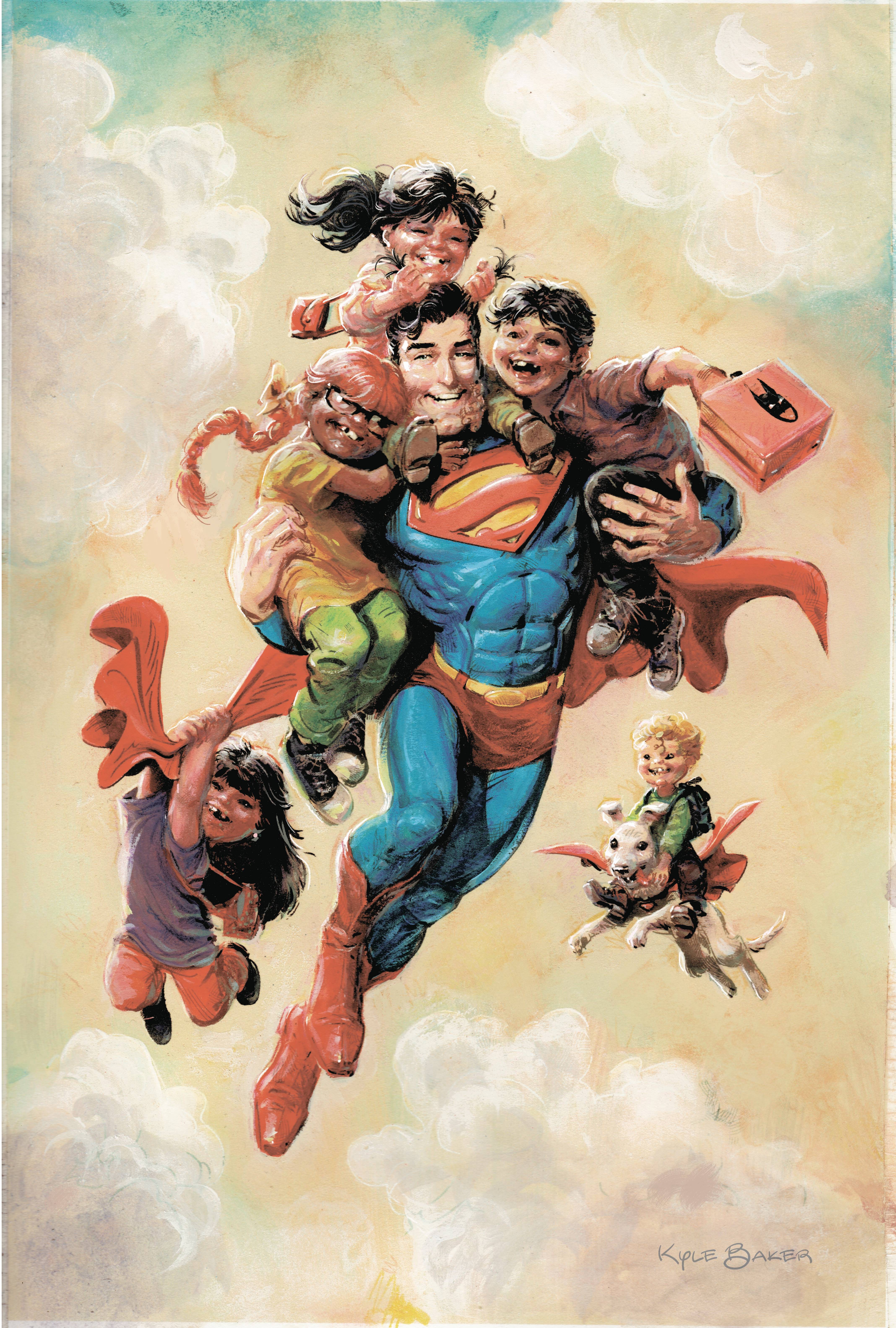OF 3 $7.99 1ST PRINT GURIHIRU MAIN COVER SUPERMAN SMASHES THE KLAN #1 2019