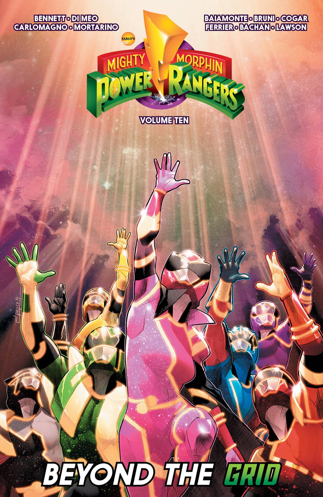 MIGHTY MORPHIN POWER RANGERS TP VOL 10