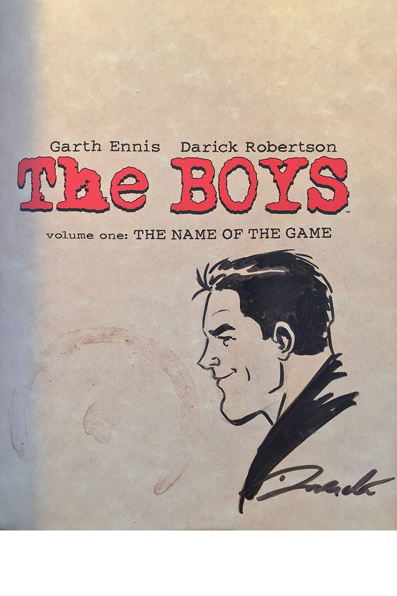 BOYS OMNIBUS TP VOL 01 ROBERTSON SGN & REMARKED ED (MR)