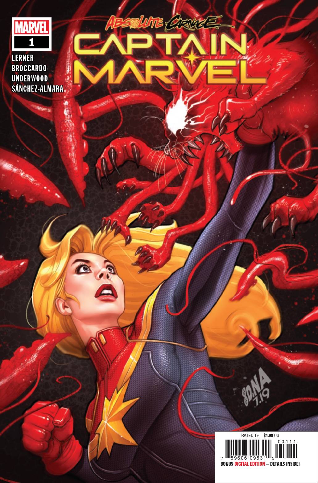 ABSOLUTE CARNAGE CAPTAIN MARVEL #1 AC