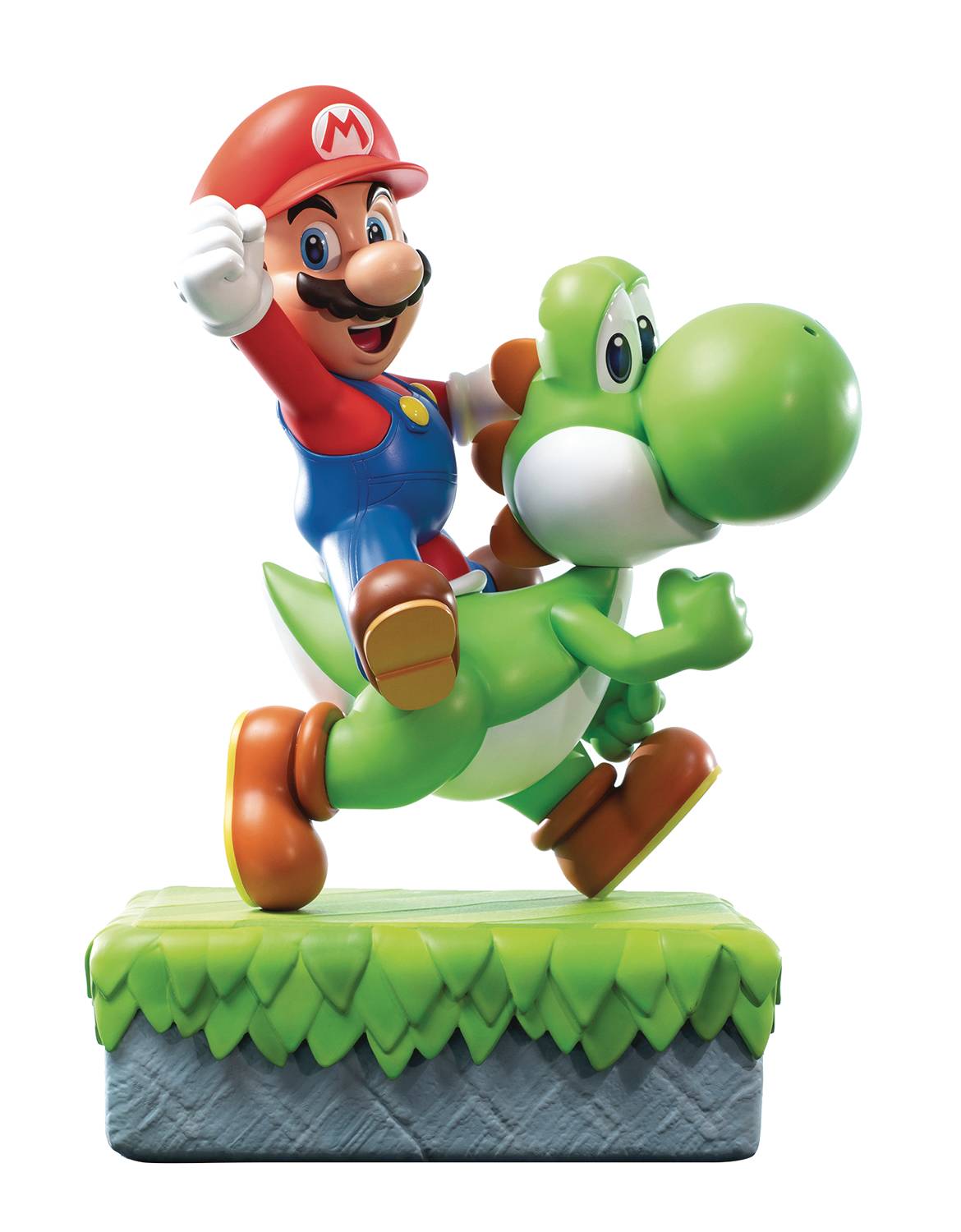 SUPER MARIO YOSHI & MARIO RESIN STATUE  (JUL198514)