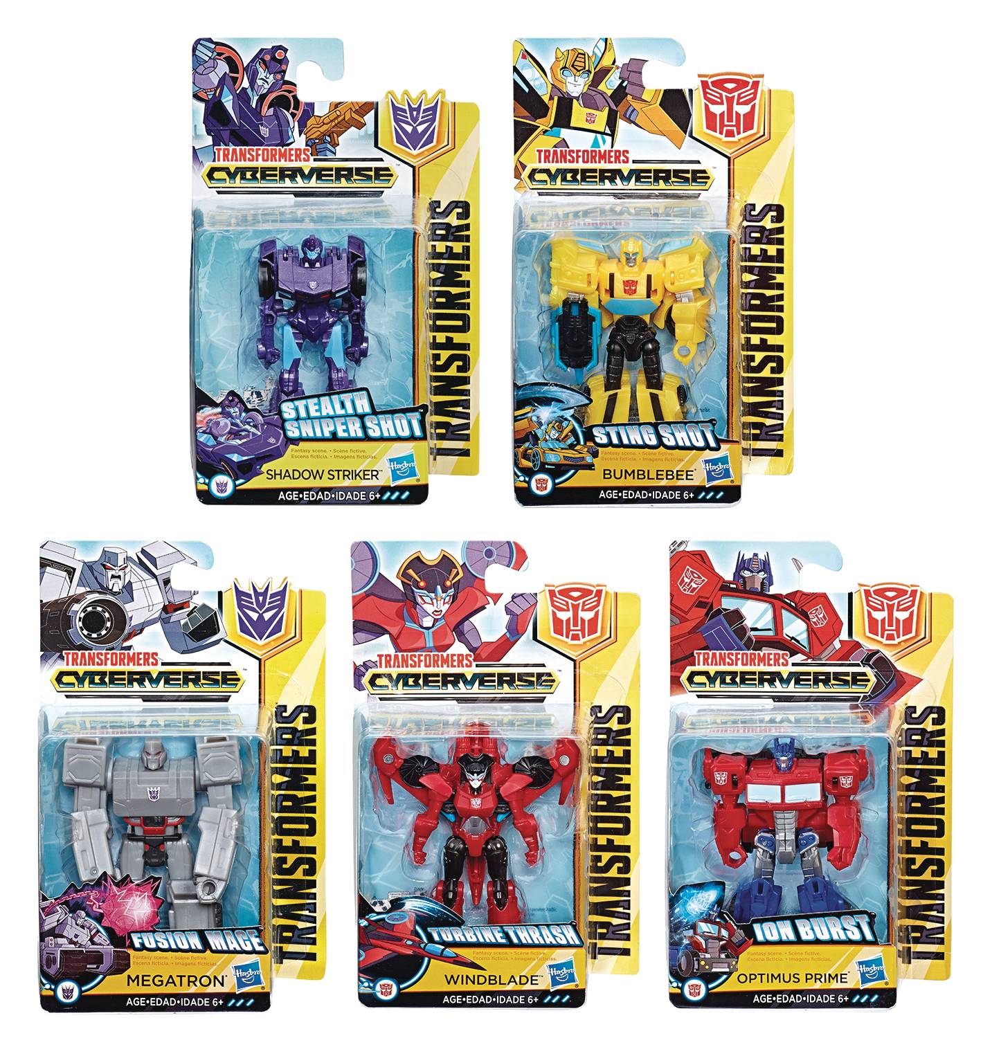 Transformers Cyberverse 2019 Scout Class 3.5-inch Single Figure Choose 
