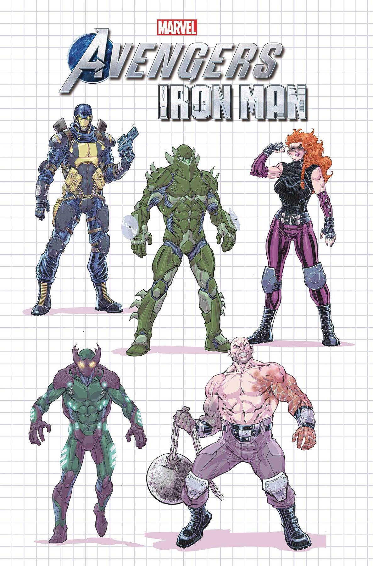 Details about   Marvel Avengers Iron Man # 1 Game Variant Cover 
