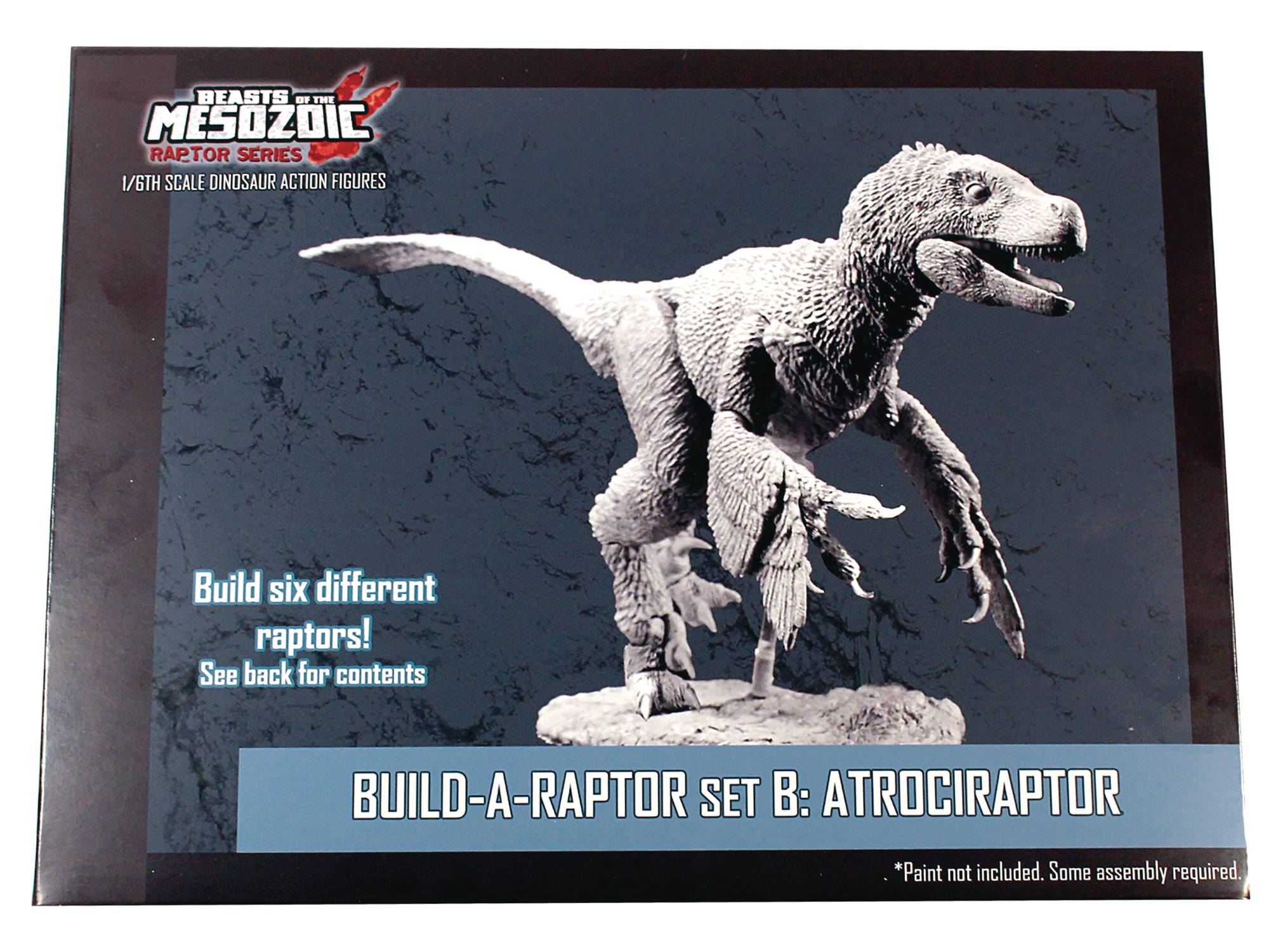 BEASTS OF MESOZOIC RAPTOR SERIES BUILD-A-RAPTOR SET B 1/6 AF