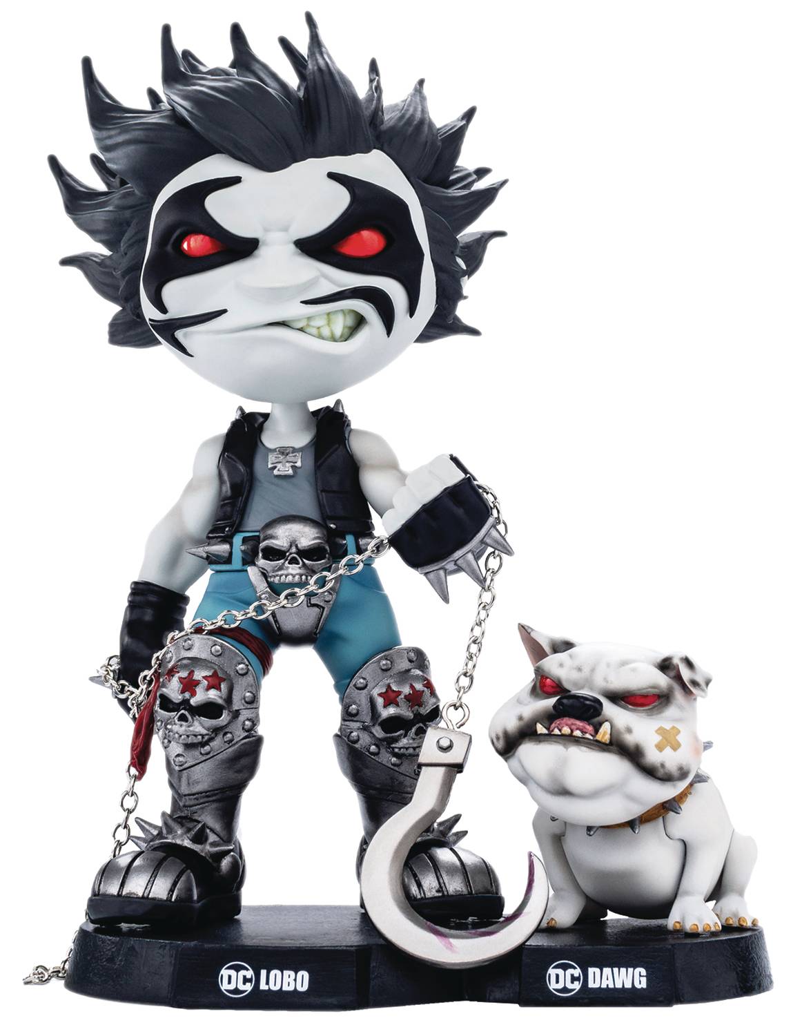 MINICO HEROES DC COMICS LOBO & DAWG VINYL STATUE (AUG198305)