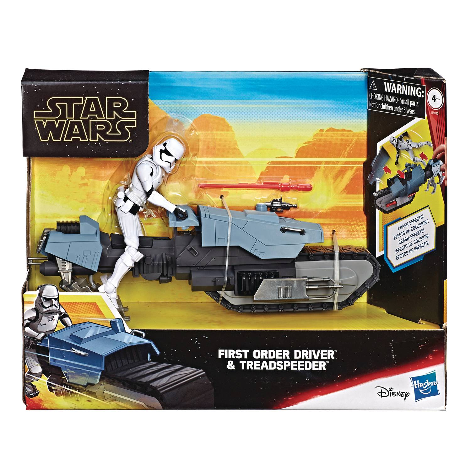 SW GALAXY E9 5IN SCALE TREADSPEEDER W/AF 2PK CS