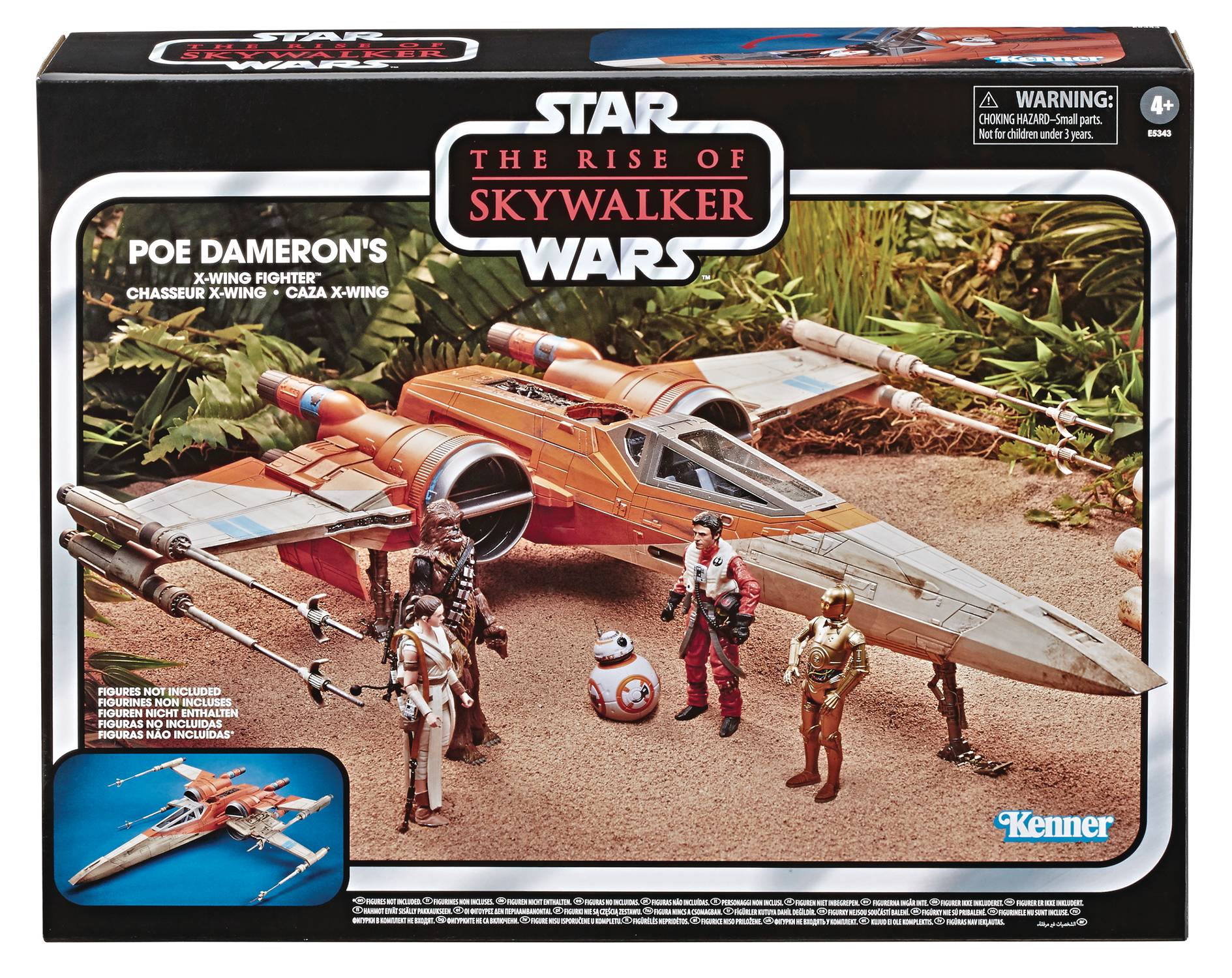 SW E9 VINTAGE POE DAMERON X-WING FIGHTER CS