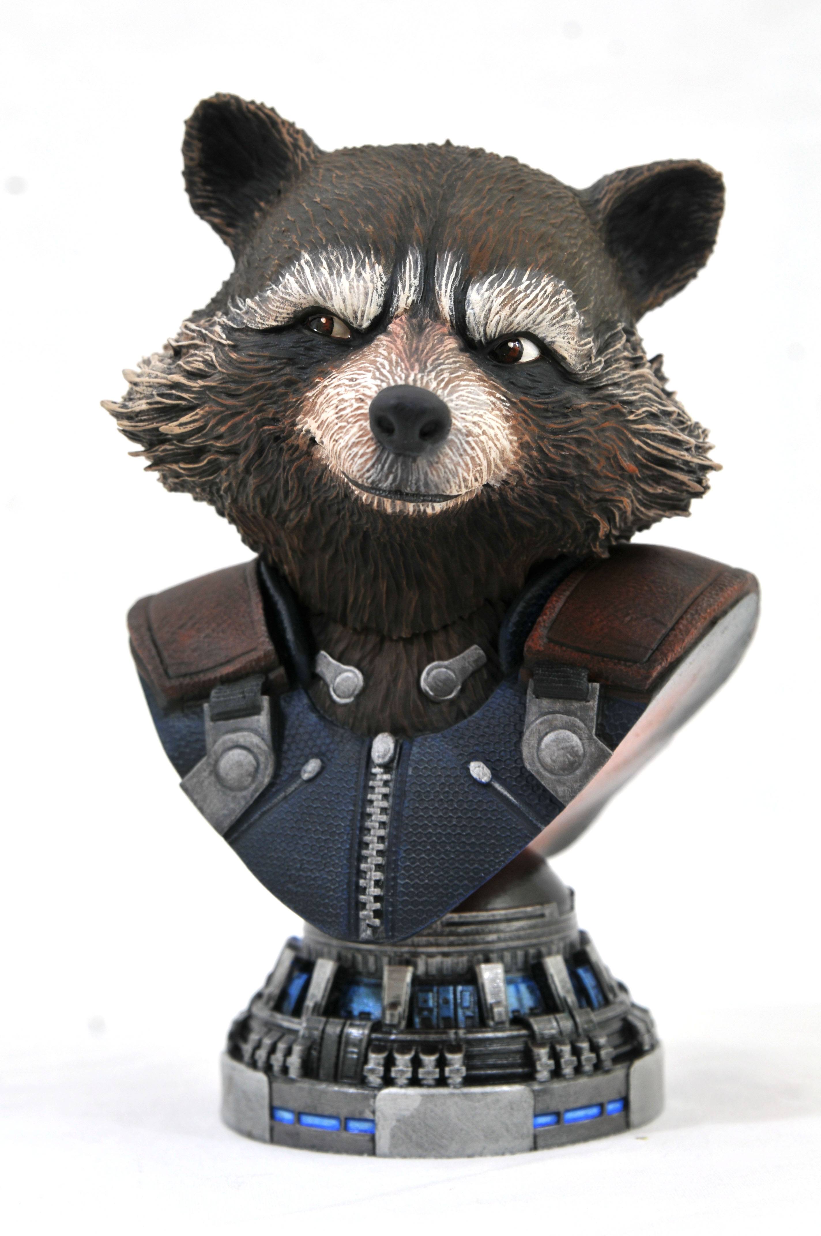 MARVEL LEGENDS IN 3D AVENGERS3 ROCKET RACCOON 1/2 SCALE BUST