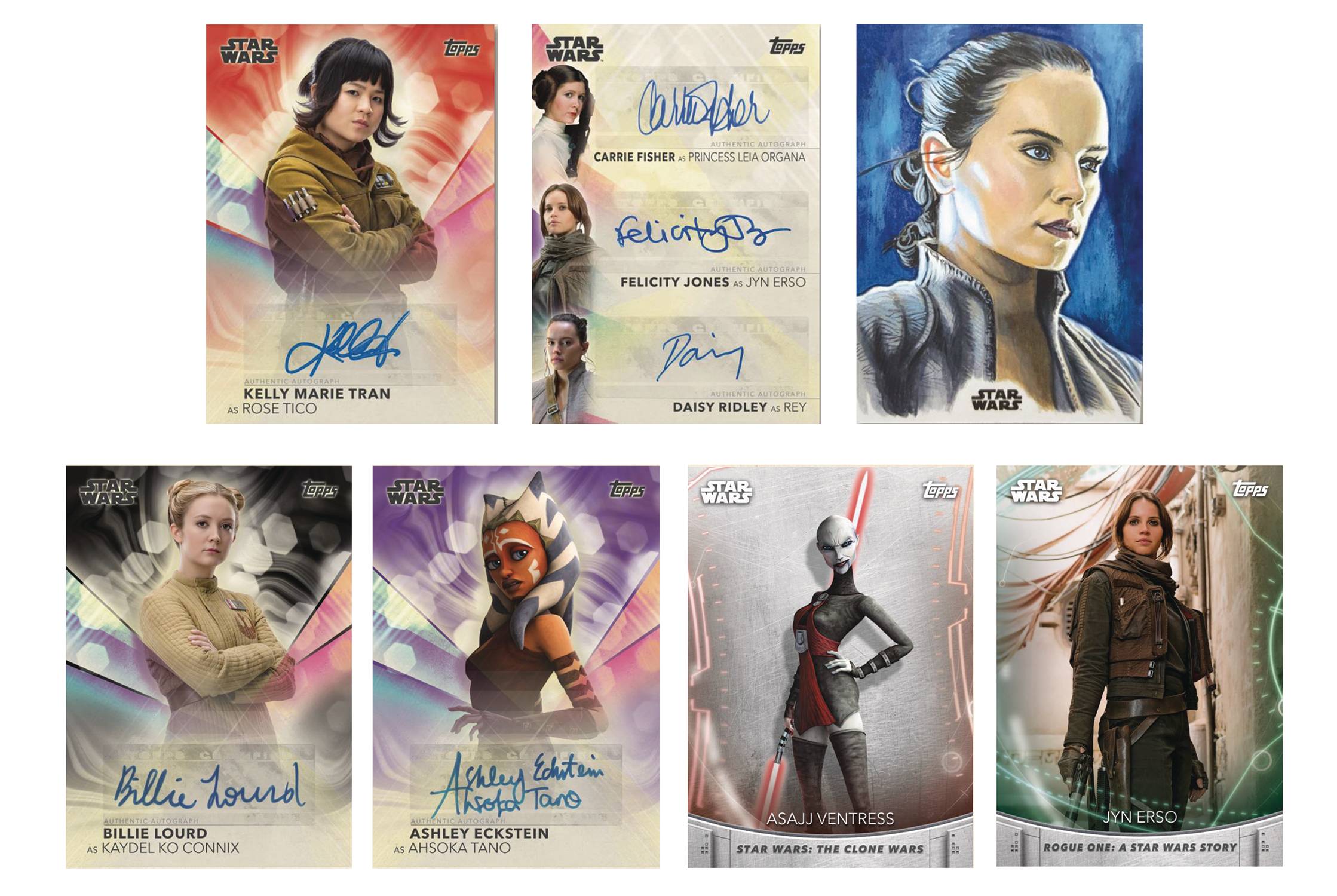 Details about   Women of Star Wars POWERFUL PAIRS Trading Card Insert PP-20 Topps 2020 