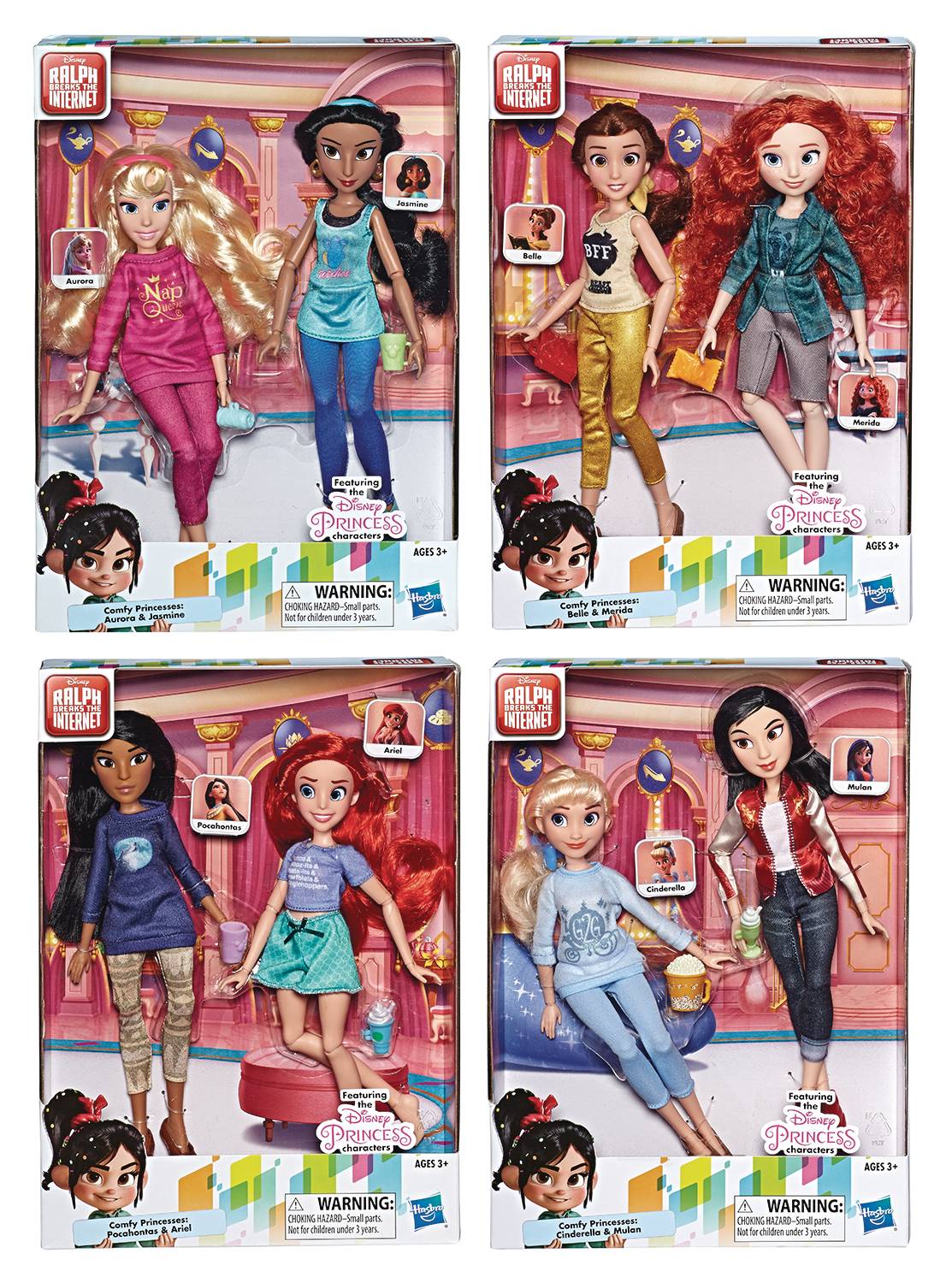 wreck it ralph comfy princess dolls