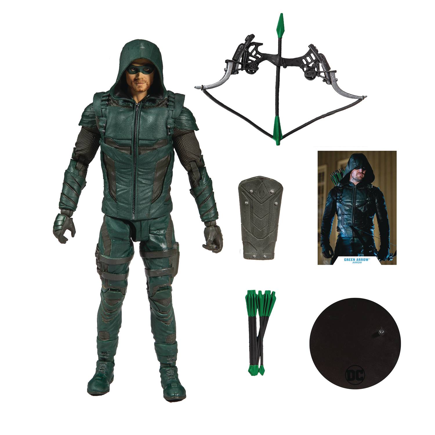 DC MULTIVERSE GREEN ARROW 7IN SCALE AF CS (Net)