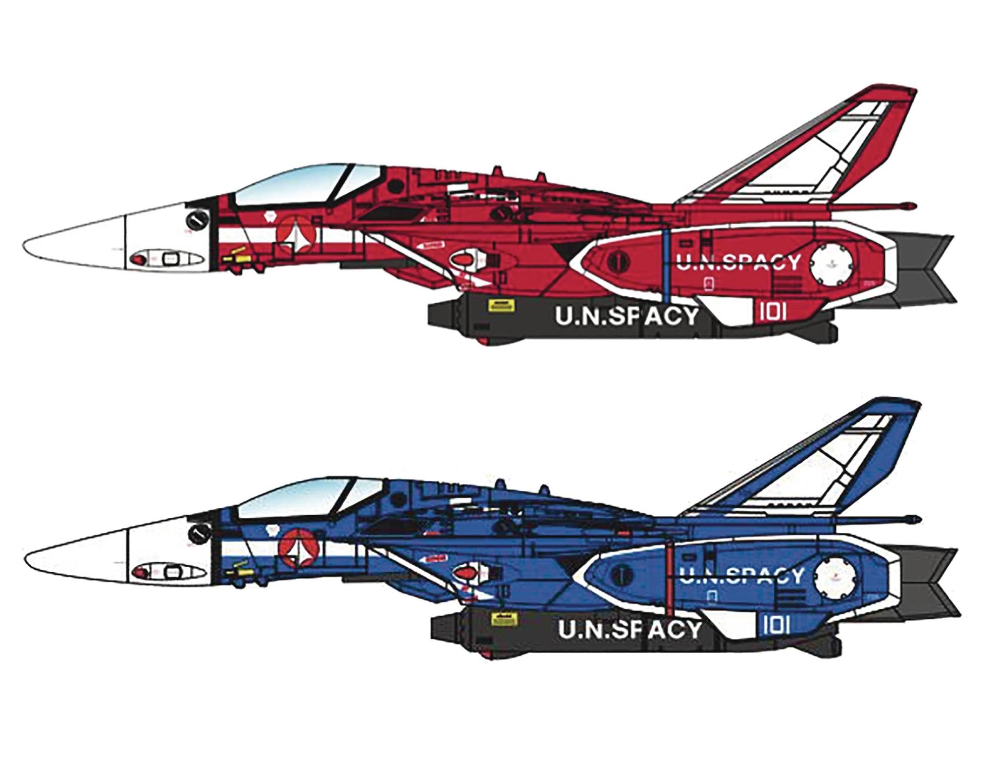 Macross Robotech VF-1J Fighter Valkyrie Max & Miriya Set 1:72 Scale Collectible 
