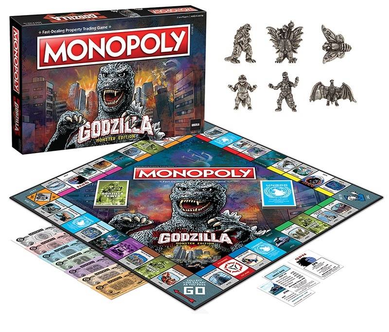 MONOPOLY GODZILLA BOARD GAME  (O/A)