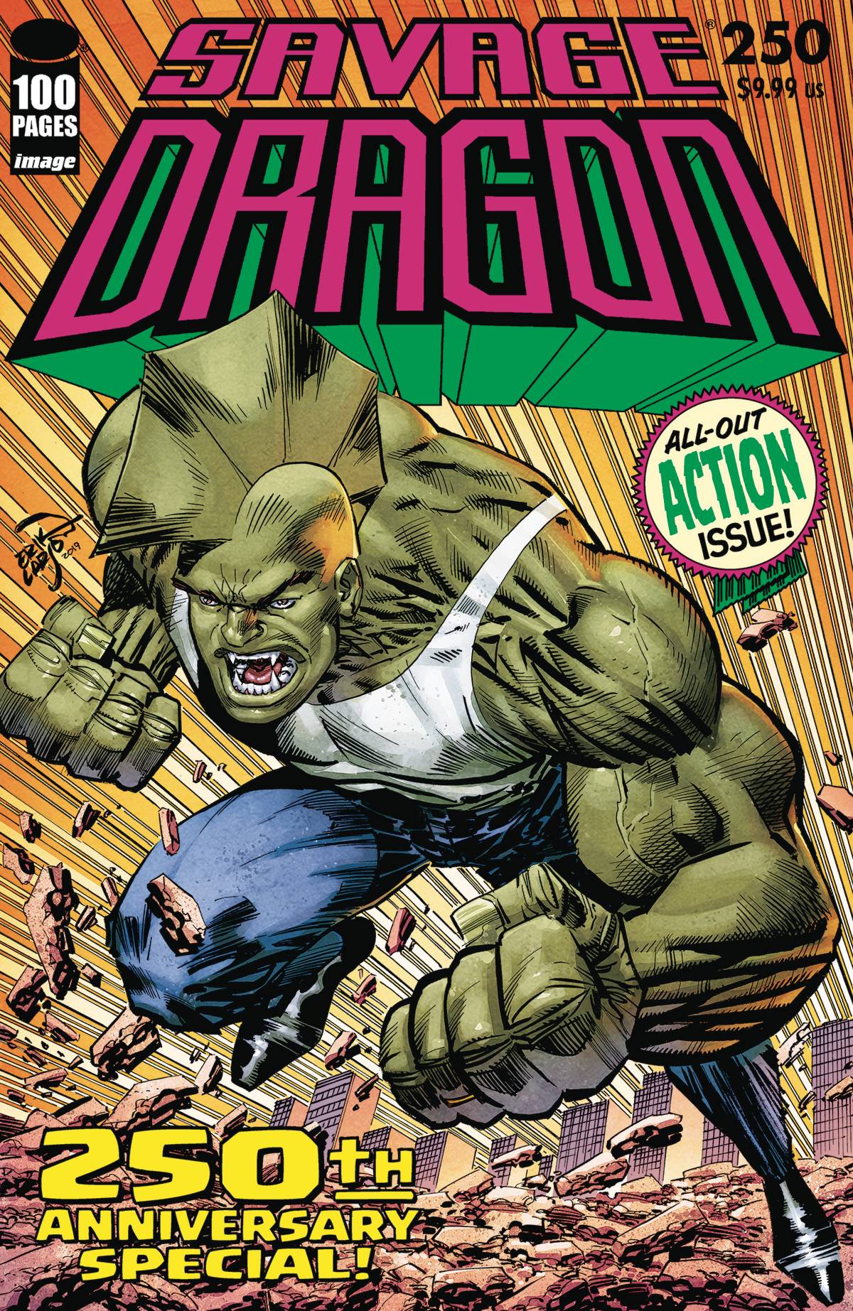 SAVAGE DRAGON #250 CVR A LARSEN (MR)