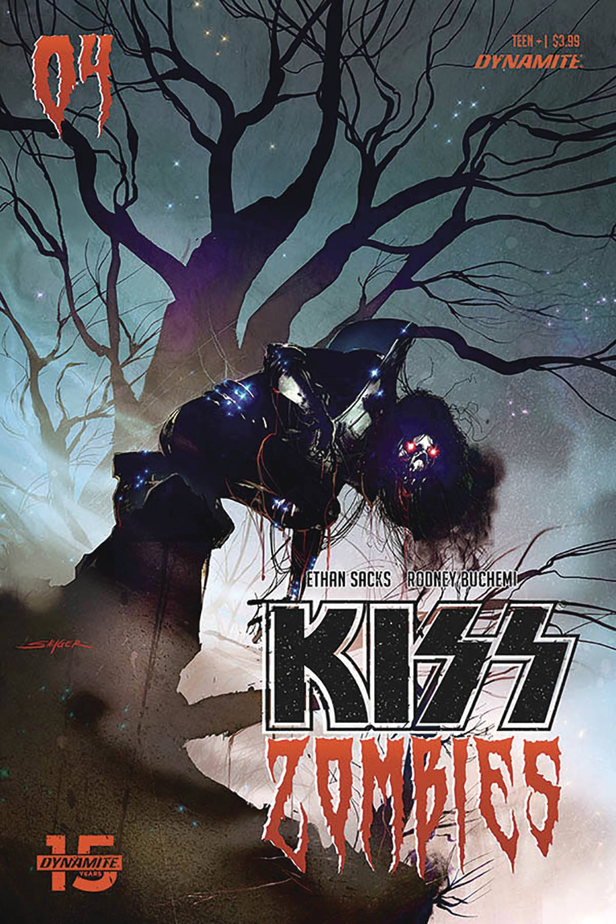 KISS ZOMBIES #4 DYNAMITE COVER A SUYDAM 2020 1ST PRINT 