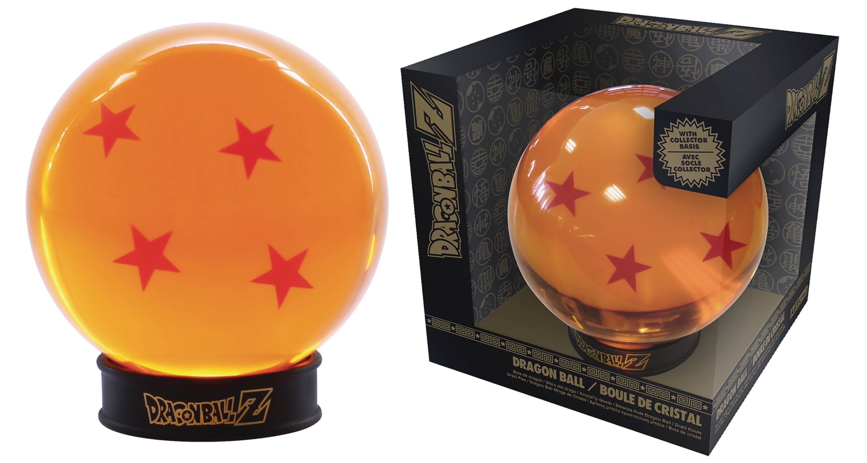 SEP198922 - DRAGON BALL Z 4 STAR DRAGON BALL W/DISPLAY BASE - Previews World