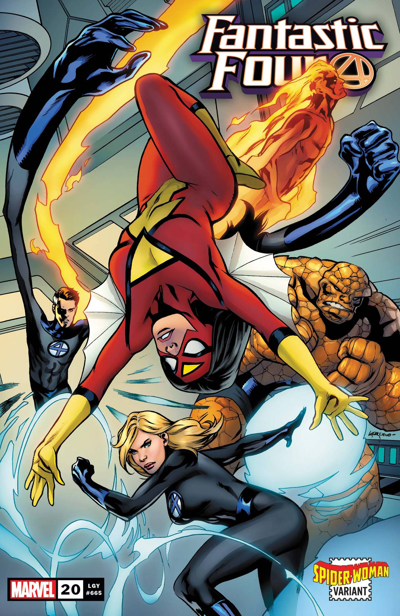 FANTASTIC FOUR #20 LUPACCHINO SPIDER-WOMAN VAR