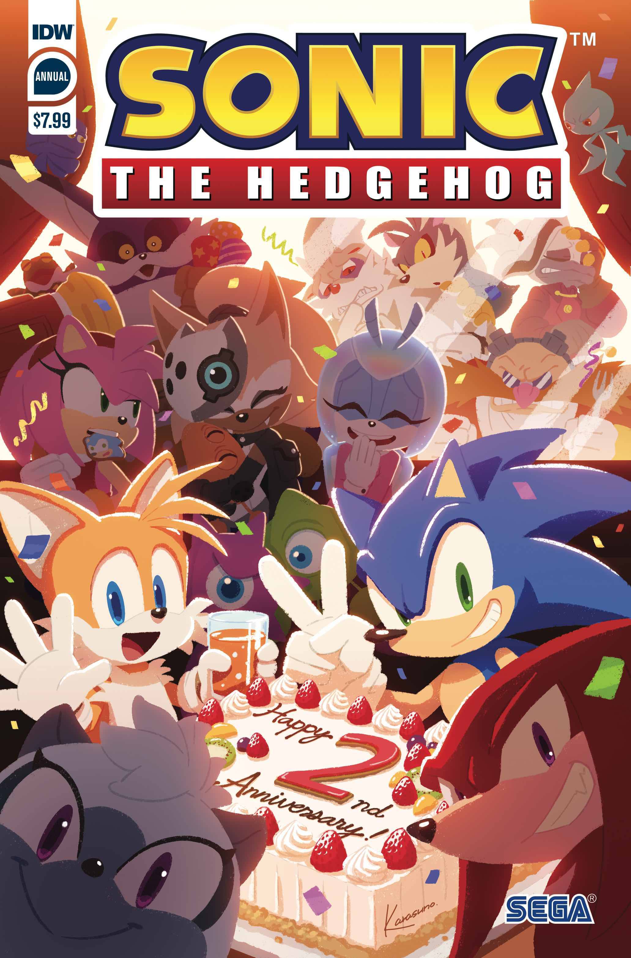 SONIC THE HEDGEHOG ANNUAL 2020 CVR A SONIC TEAM