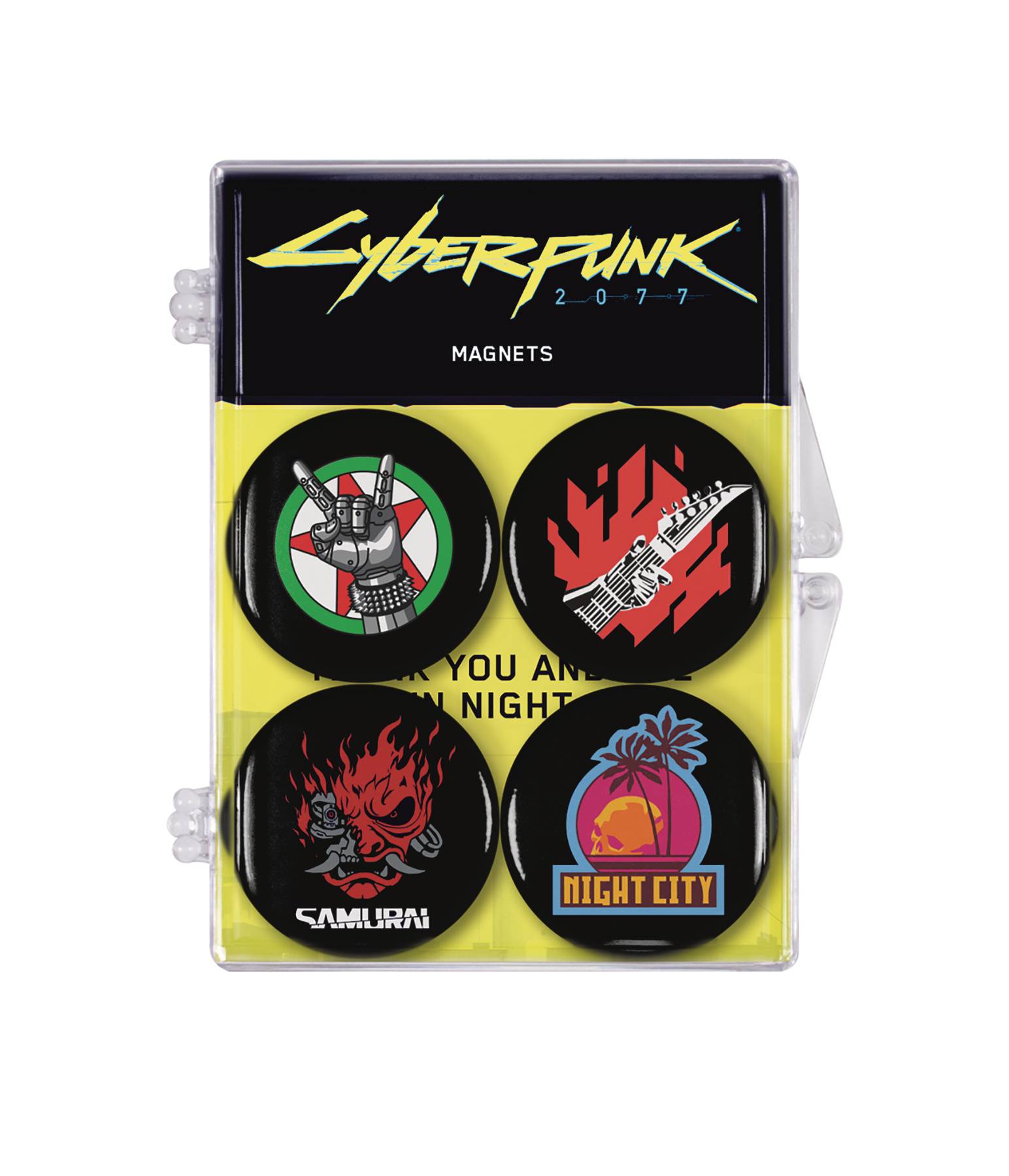 CYBERPUNK 2077 MAGNET 4 PACK SET (O/A)