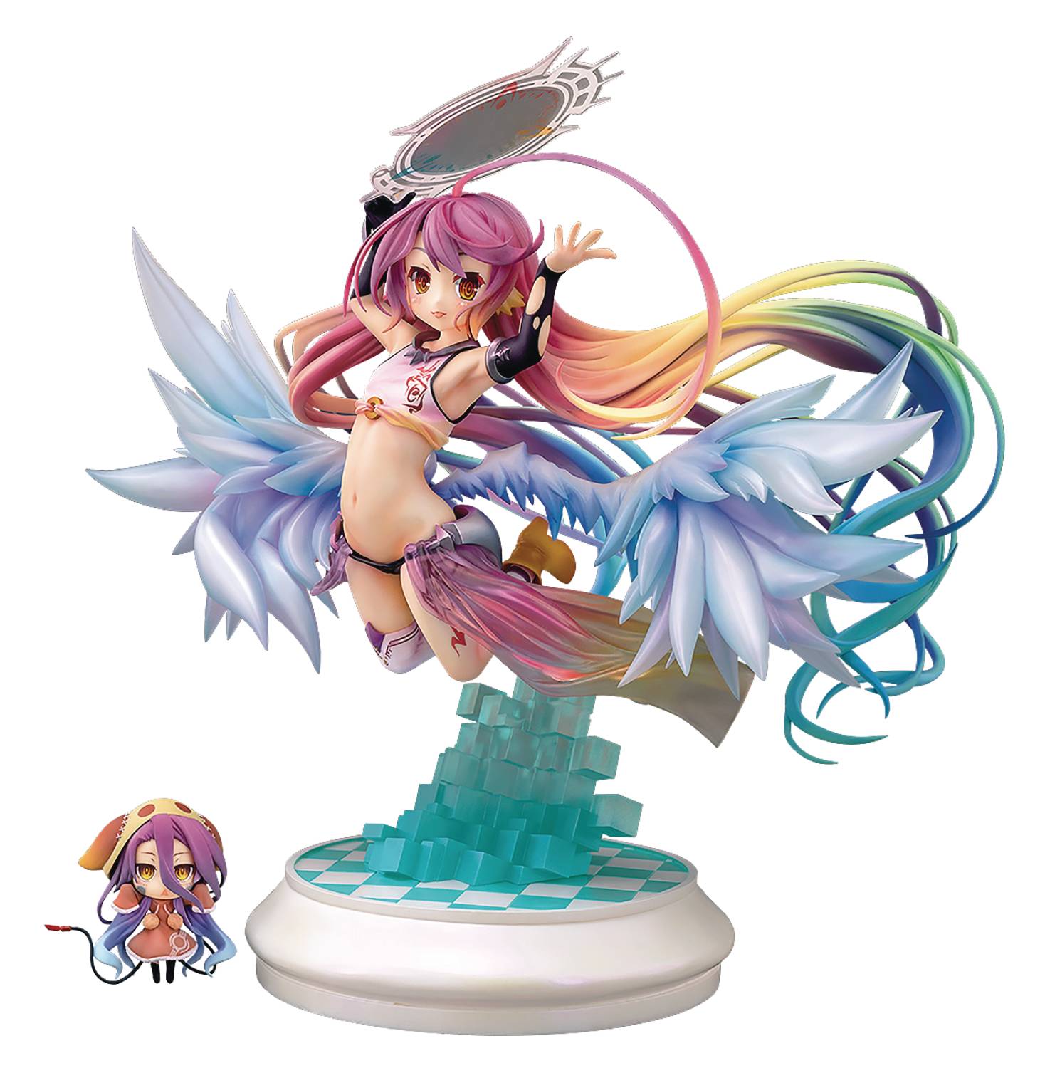 DEC198334 NO GAME NO LIFE ZERO JIBRIL 1/7 PVC FIG LITTLE FLUGEL VER
