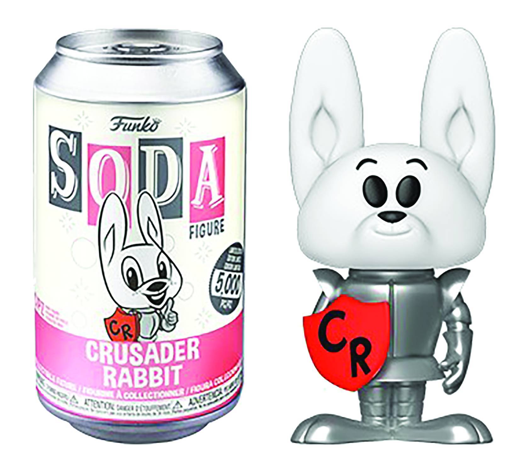 VINYL SODA CRUSADER RABBIT VINYL FIG W/CHASE