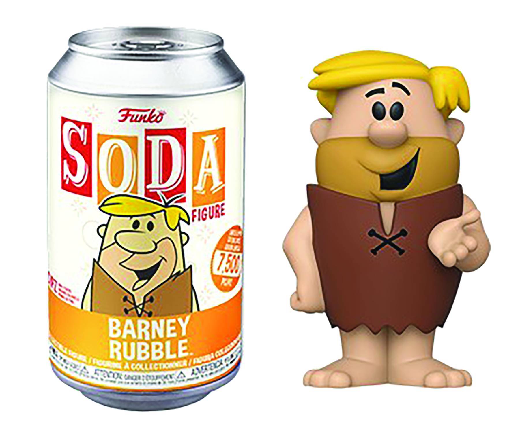 VINYL SODA FLINTSTONES BARNEY RUBBLE VINYL FIG W/CHASE