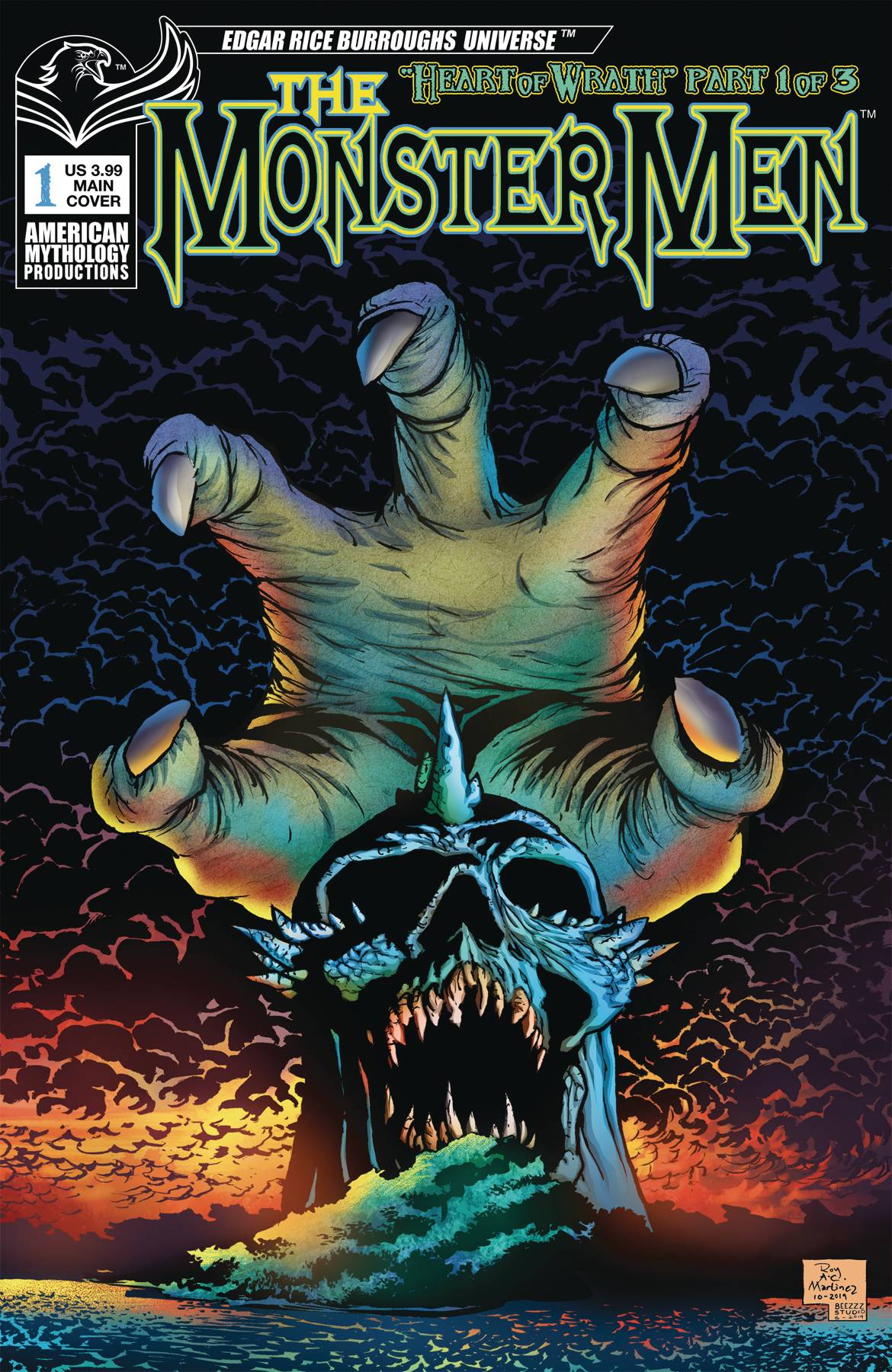 MAR201540 - MONSTER MEN HEART OF WRATH #1 CVR A MARTINEZ (MR) - Previews  World