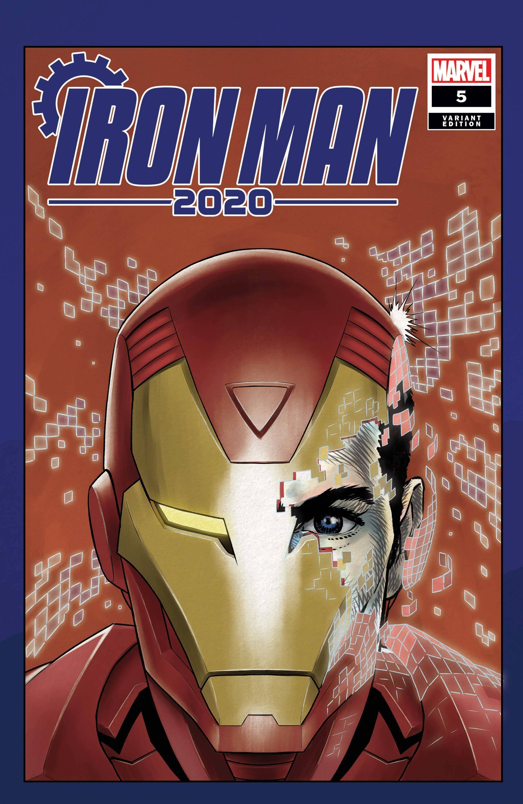 IRON MAN 2020 #5 (OF 6) SUPERLOG HEADS VAR