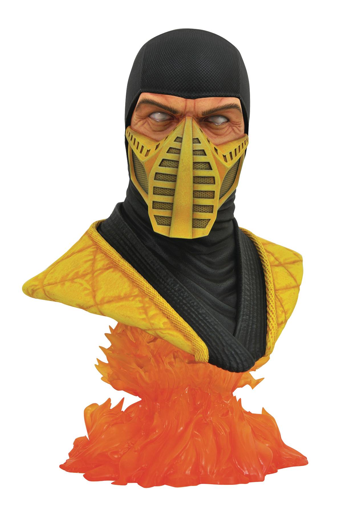 MORTAL KOMBAT 11 LEGENDS IN 3D SCORPION 1/2 SCALE BUST (O/A)